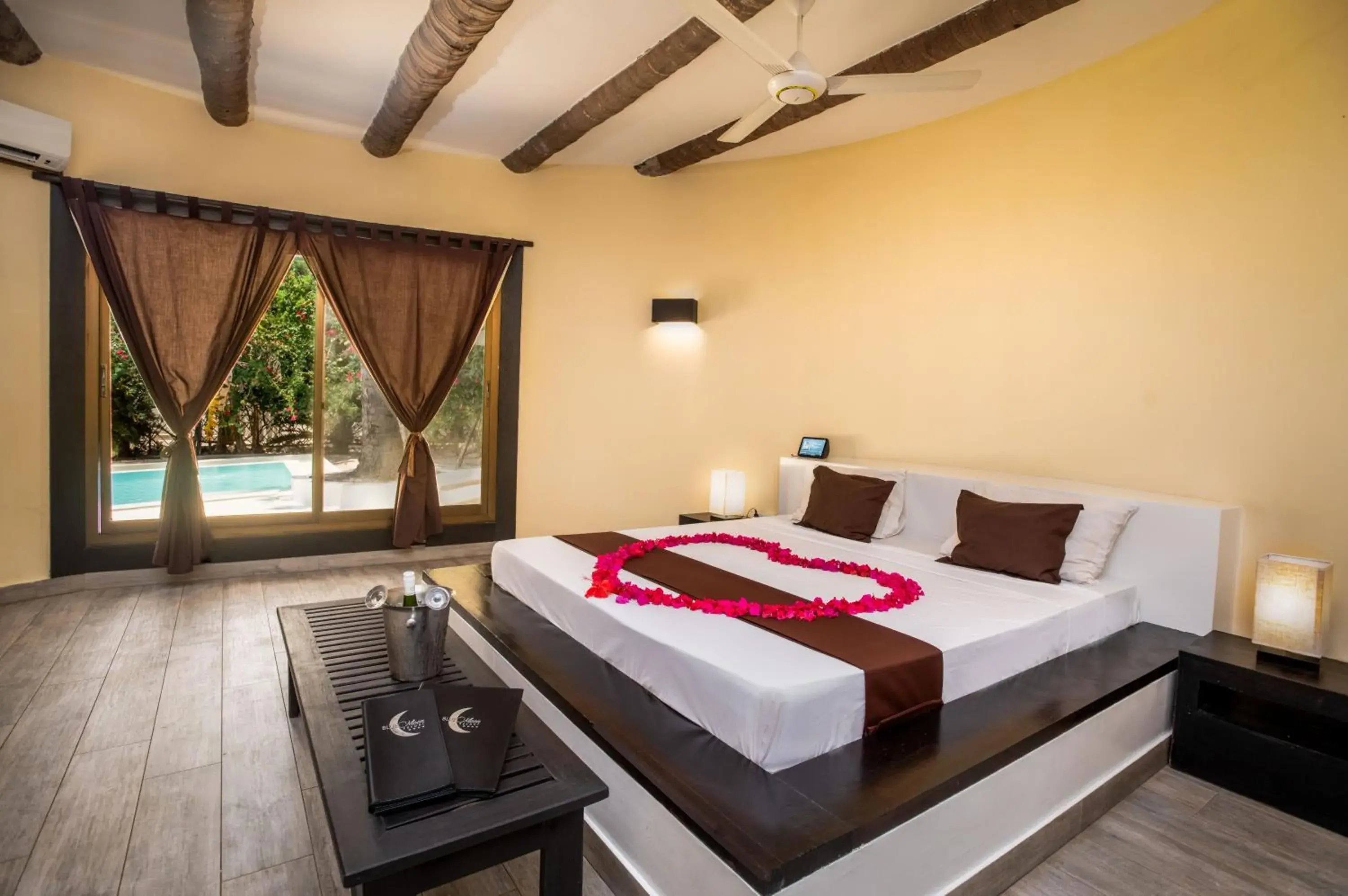 Bed in Blue Moon Resort Bed in Blue Moon Resort