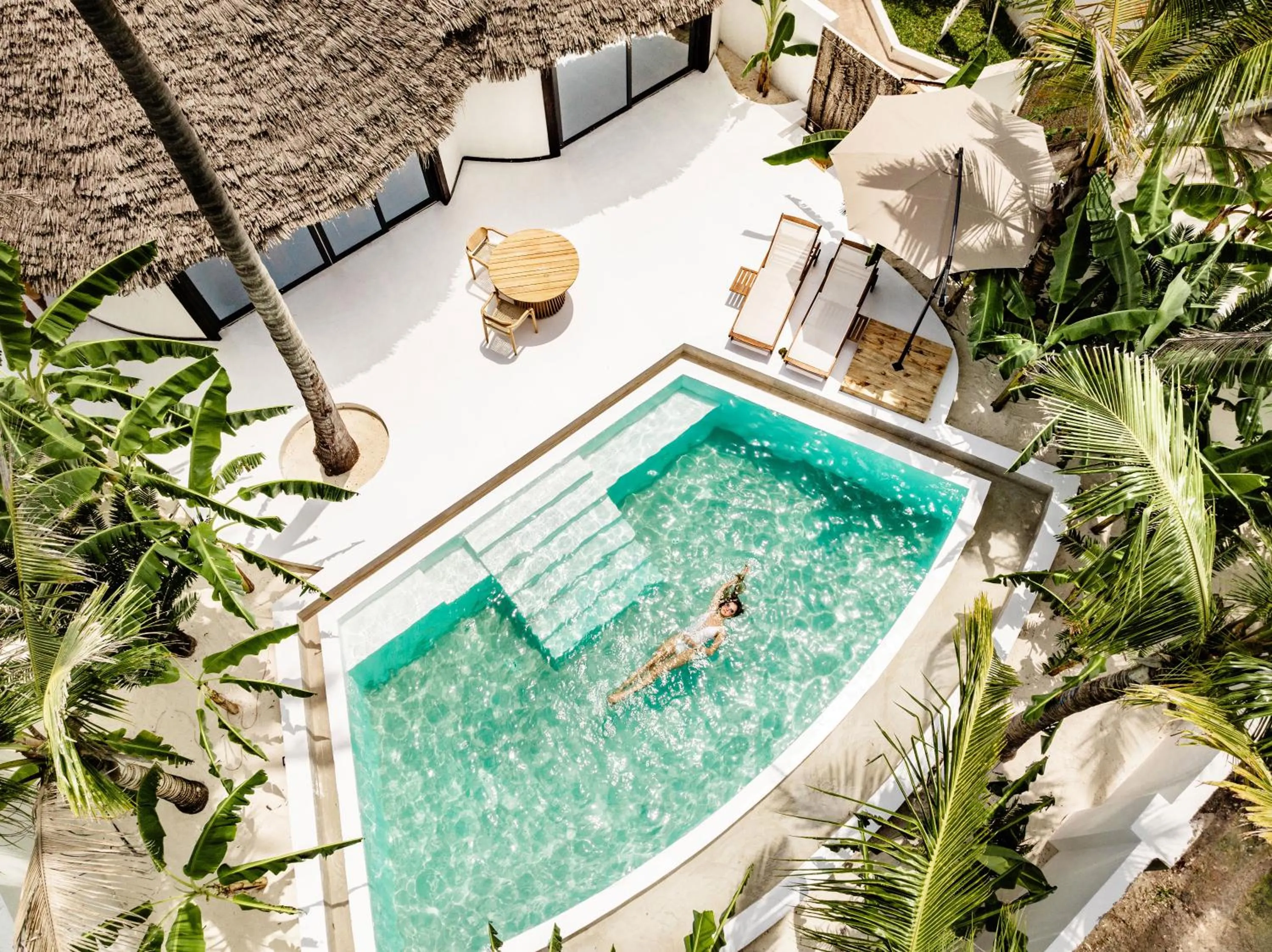 Pool view in Blue Moon Resort