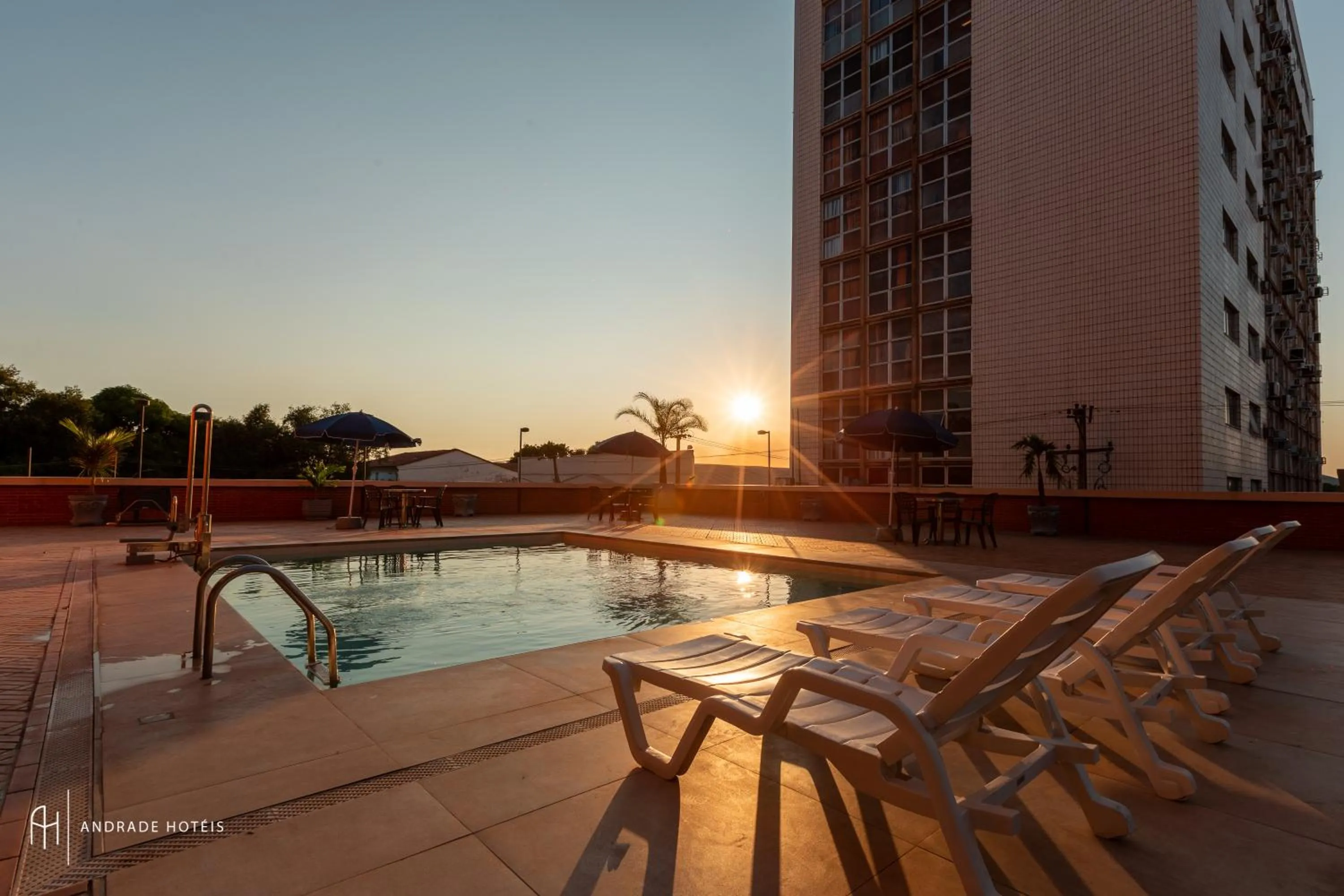 Pool view in Rede Andrade Luxor