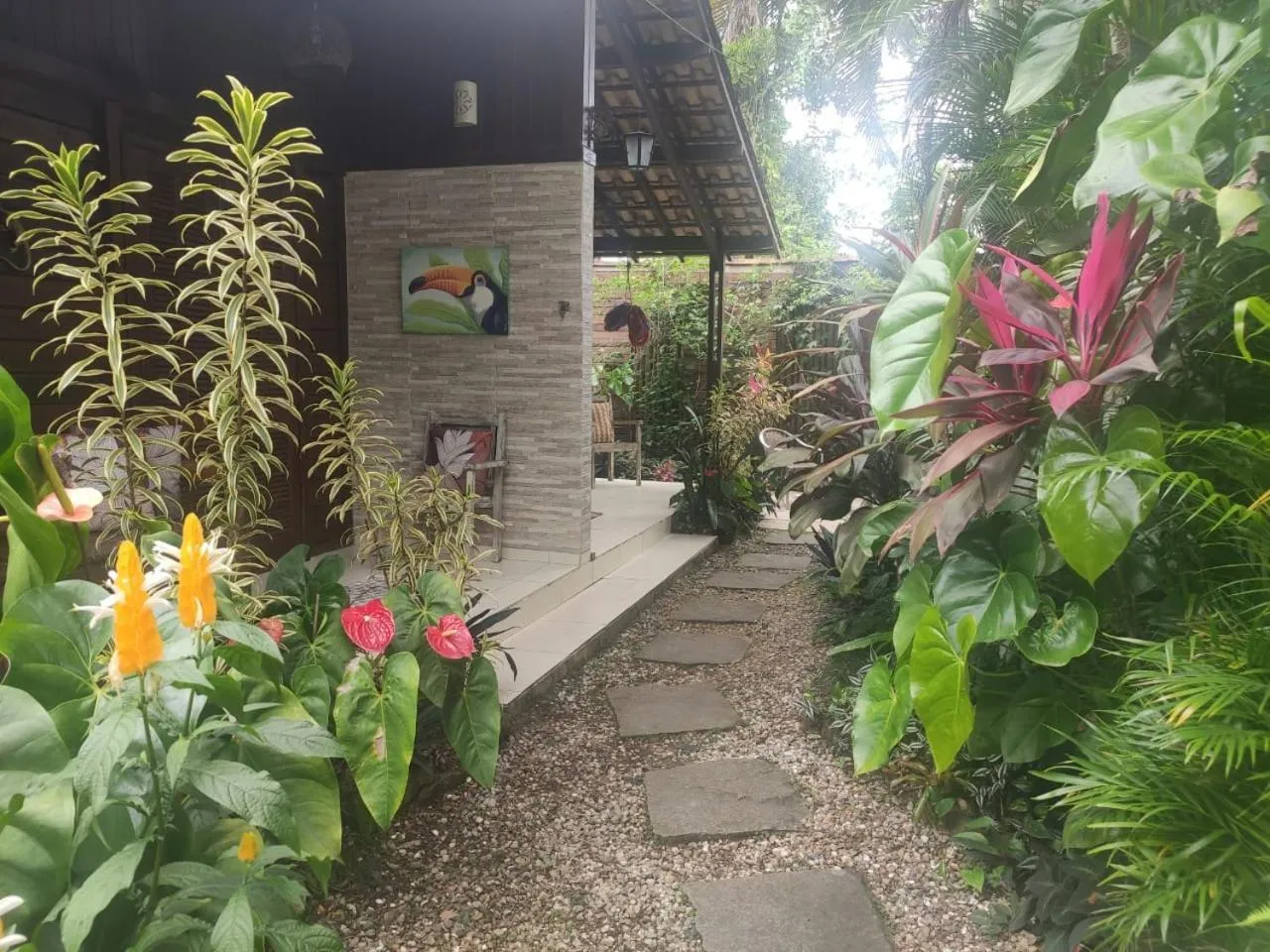 Garden view in Eliconial Paraty Pousada