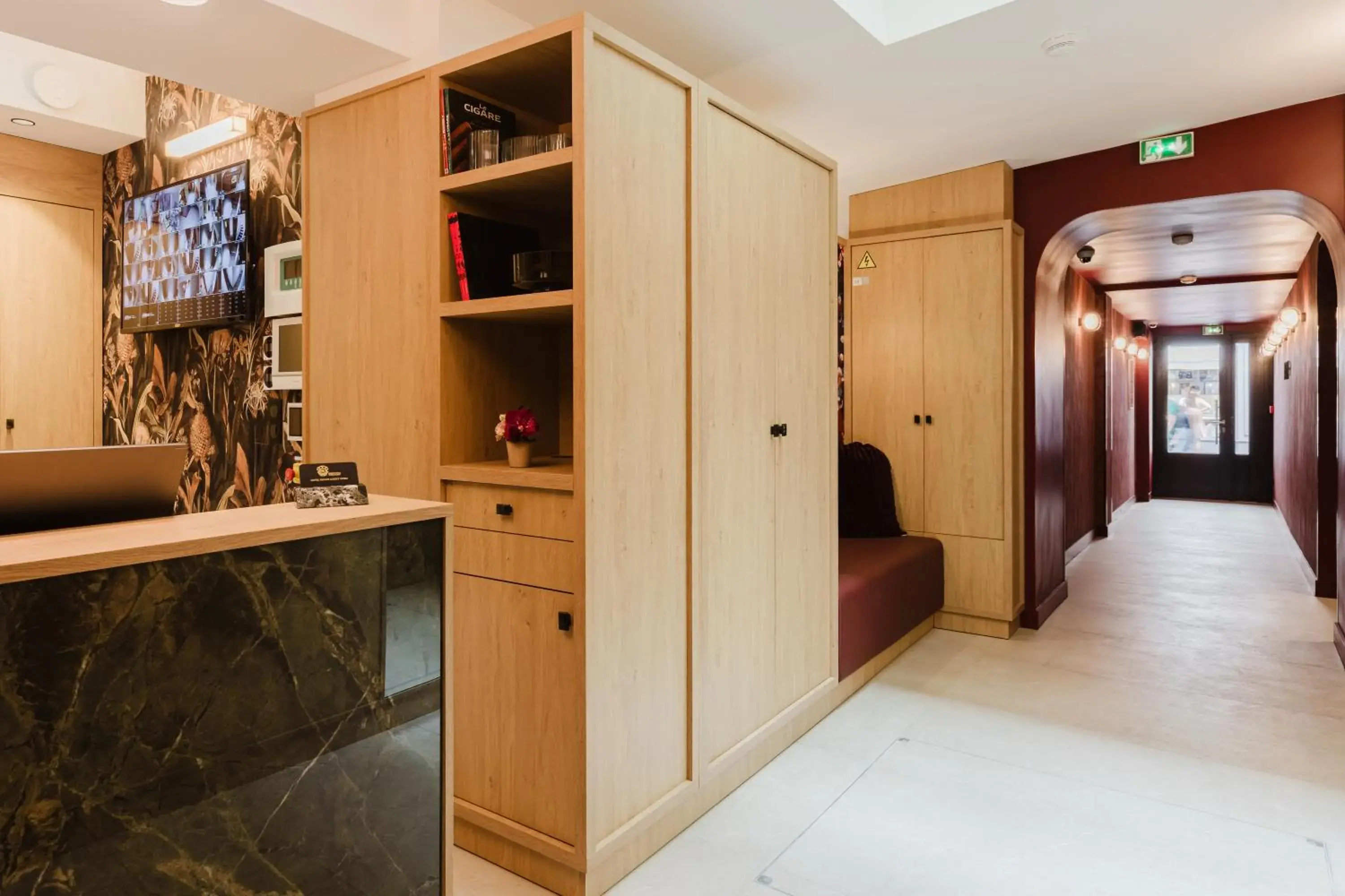 Lobby or reception in Hotel Prince Albert Opéra Lobby or reception in Hotel Prince Albert Opéra