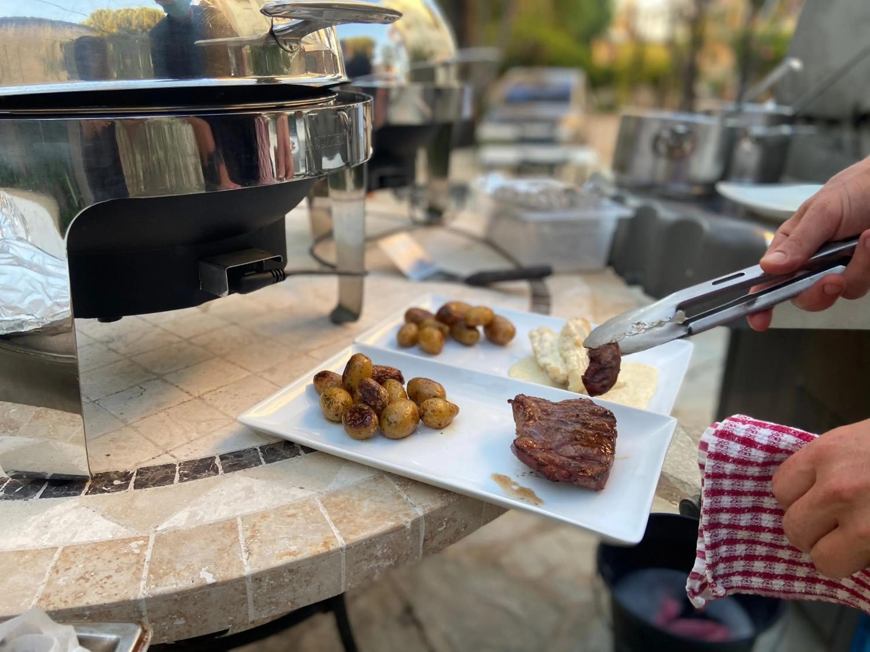 Patio in Splendid Hôtel