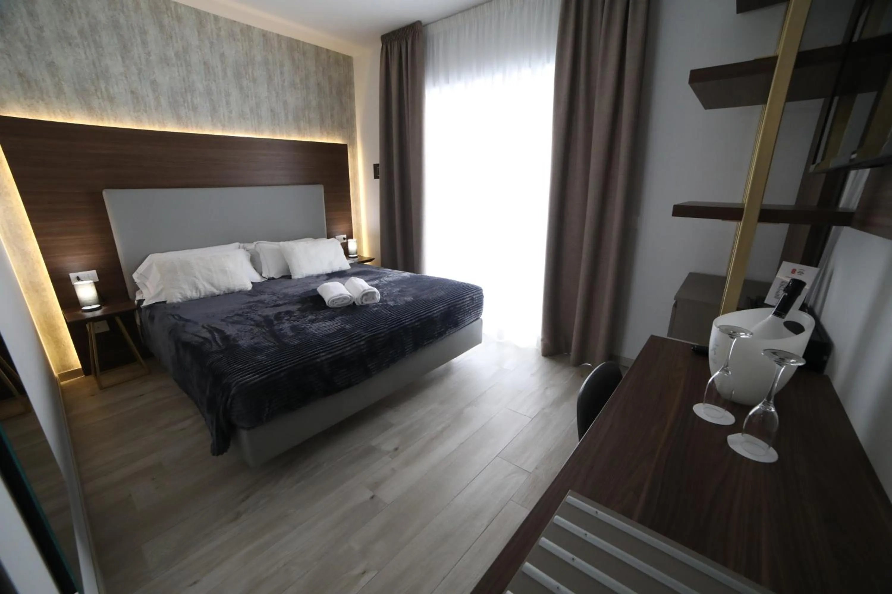 Photo of the whole room, Bed in 8room Hotel