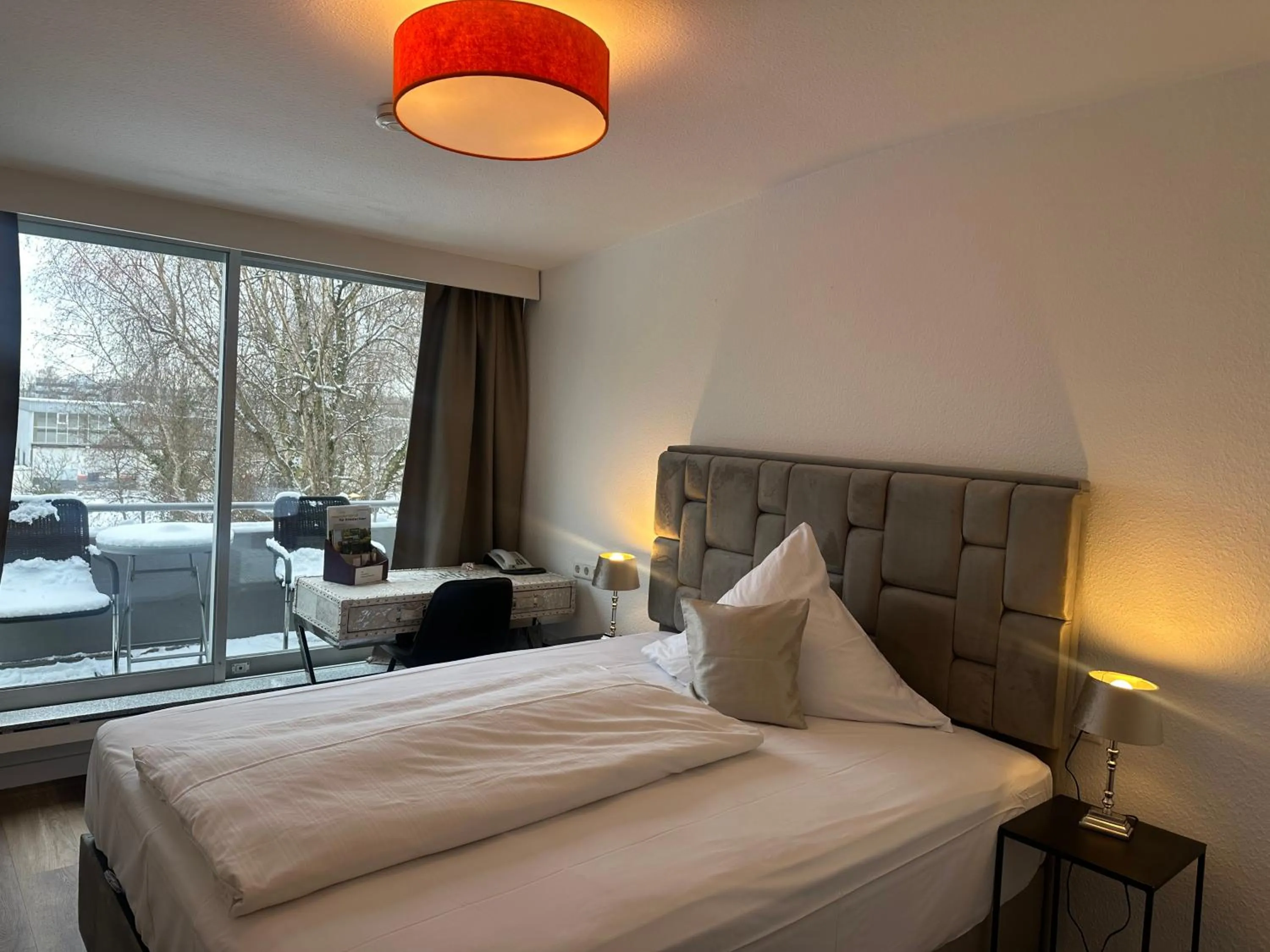 Bed in Hotel Unterfeldhaus