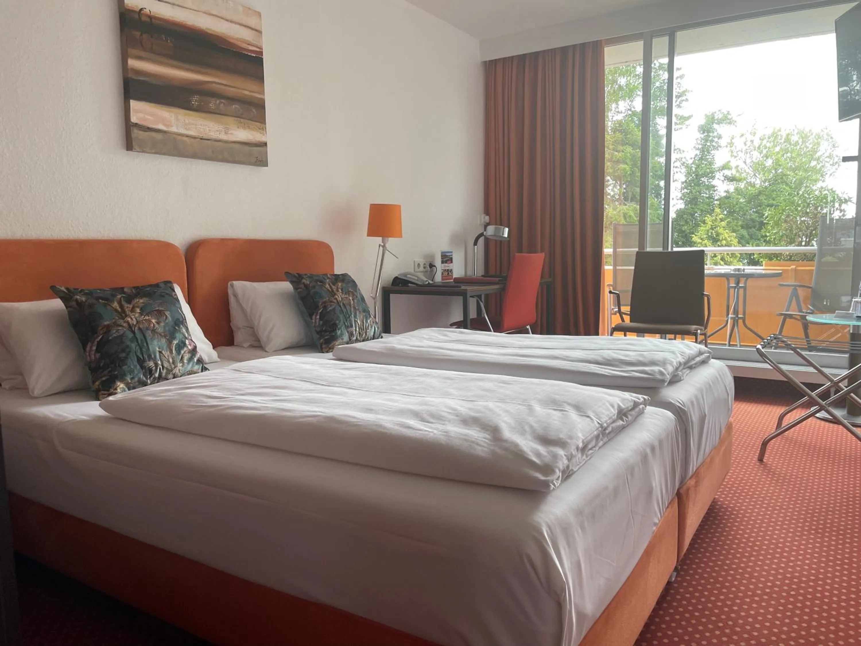 Bed in Hotel Unterfeldhaus