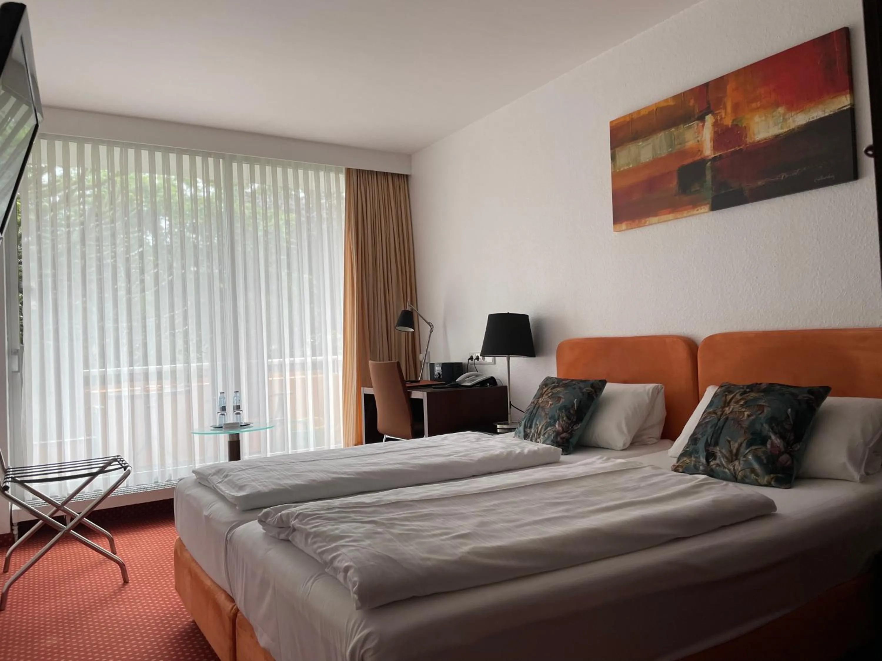 Bed in Hotel Unterfeldhaus