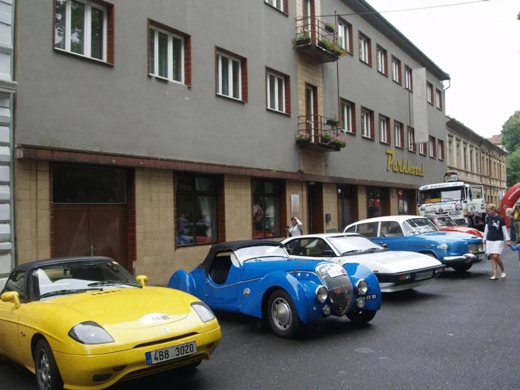 Facade/entrance in Parkhotel Terezín