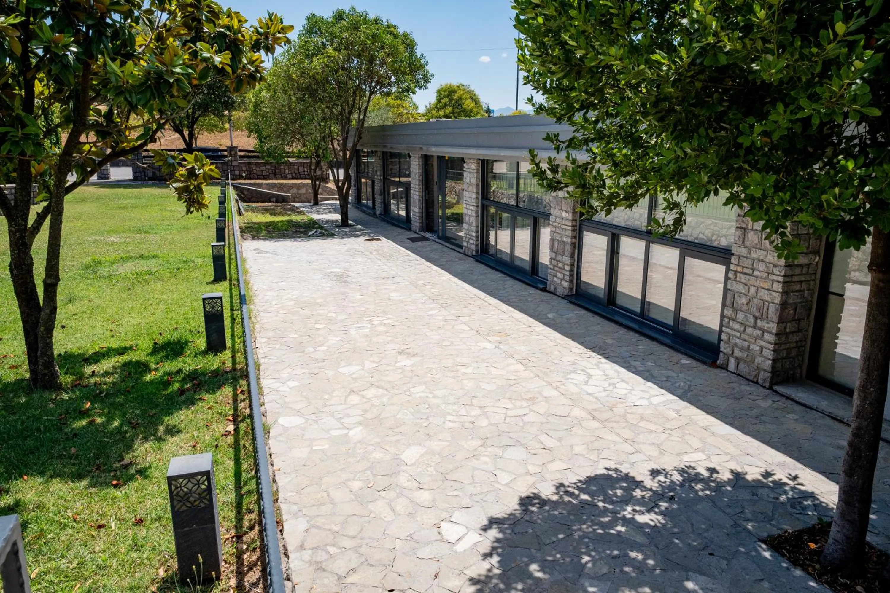 Garden view in Hotel Aria