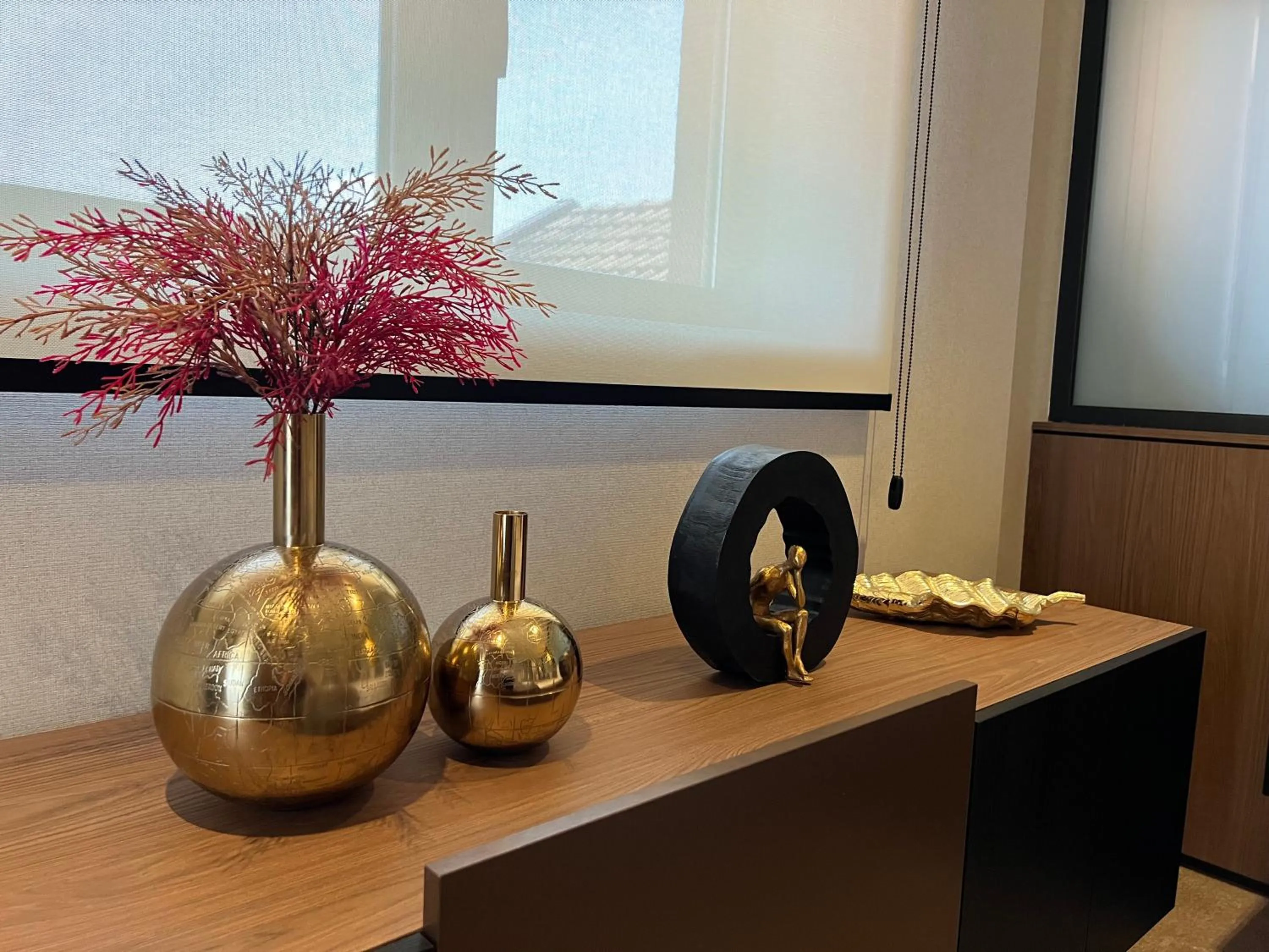 Decorative detail in Hotel Aria