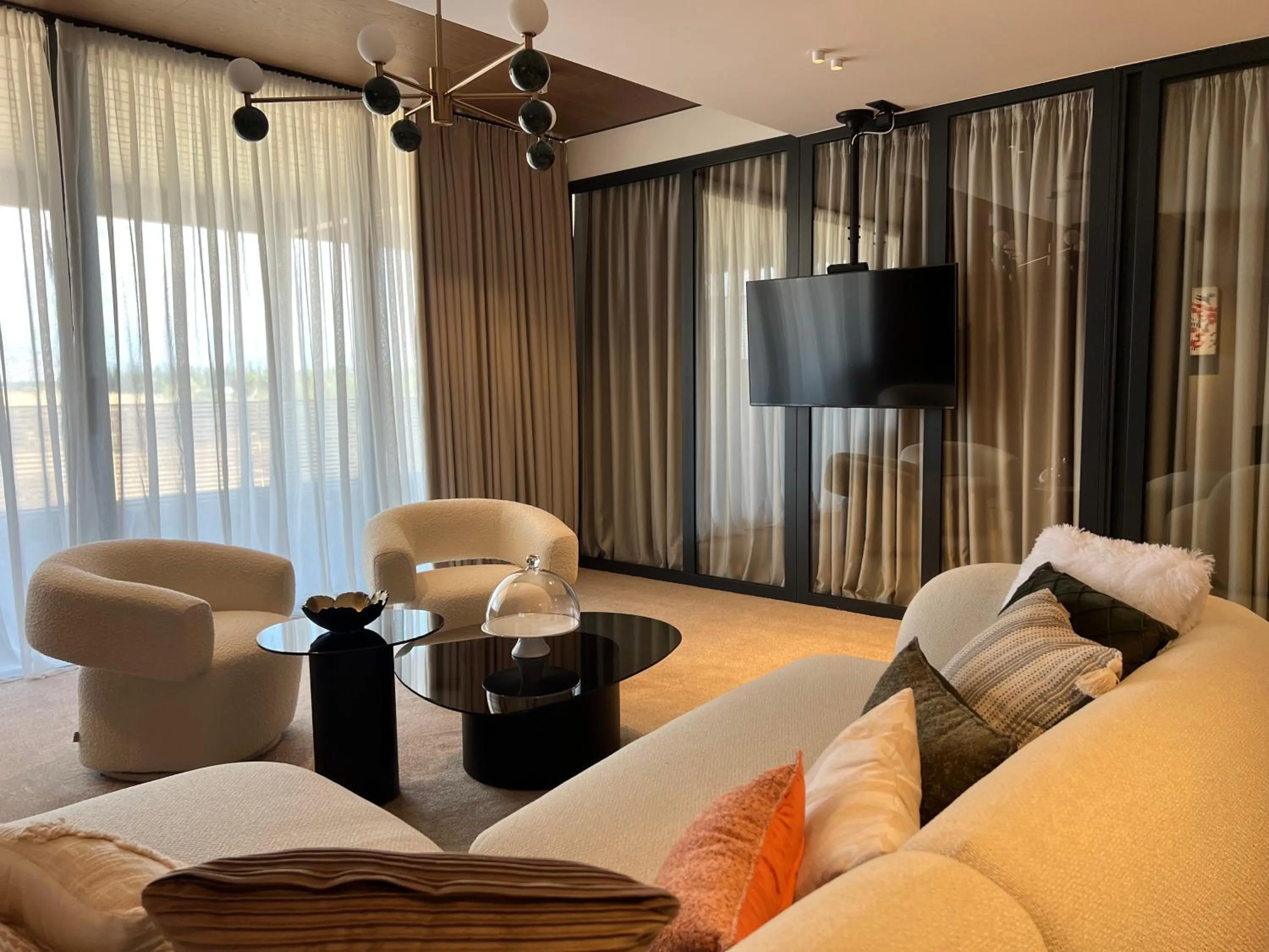 Living room in Hotel Aria