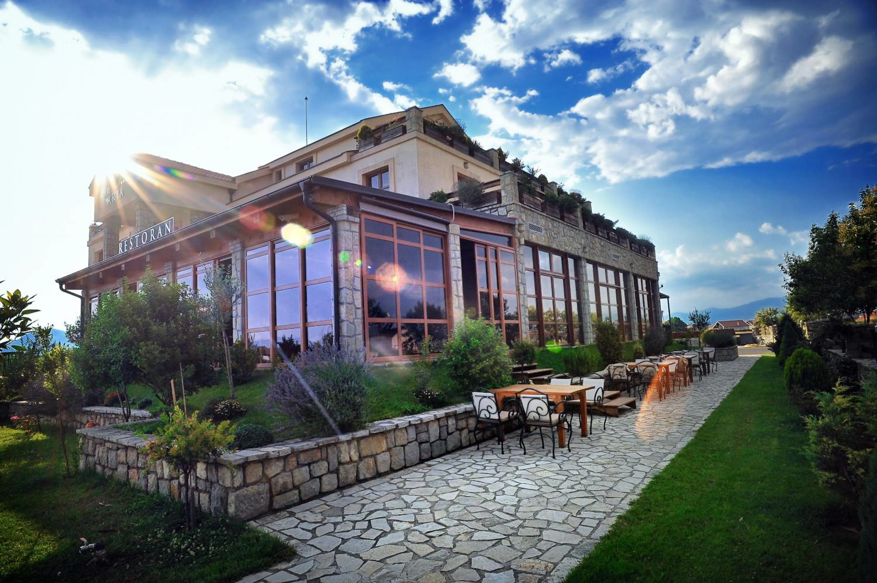 Facade/entrance in Hotel Aria