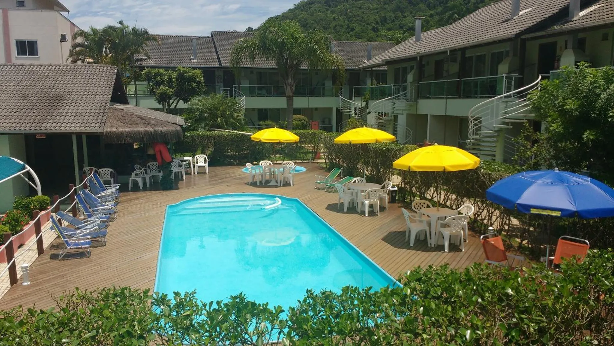 Pool view in Pousada Morada da Praia
