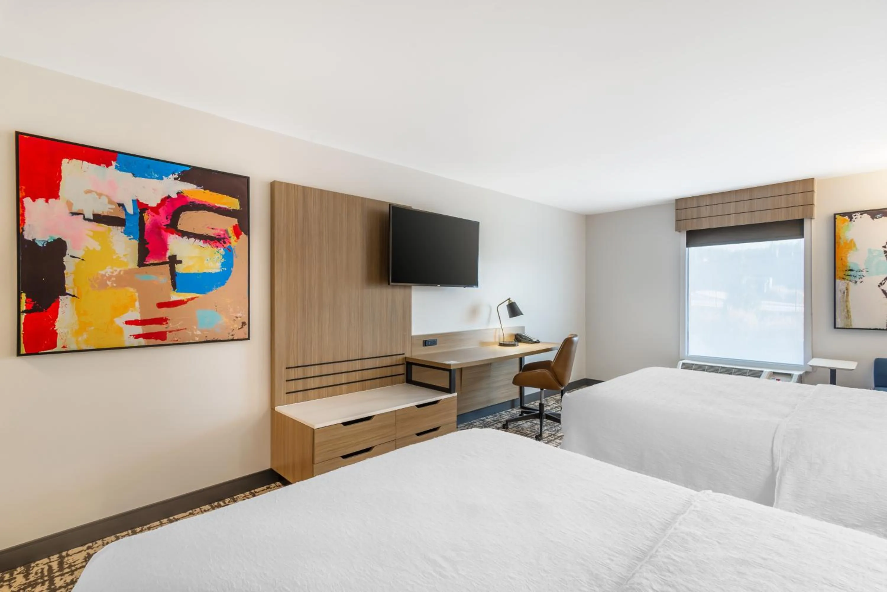 TV and multimedia, Bed in Hampton Inn Atlanta-Stockbridge