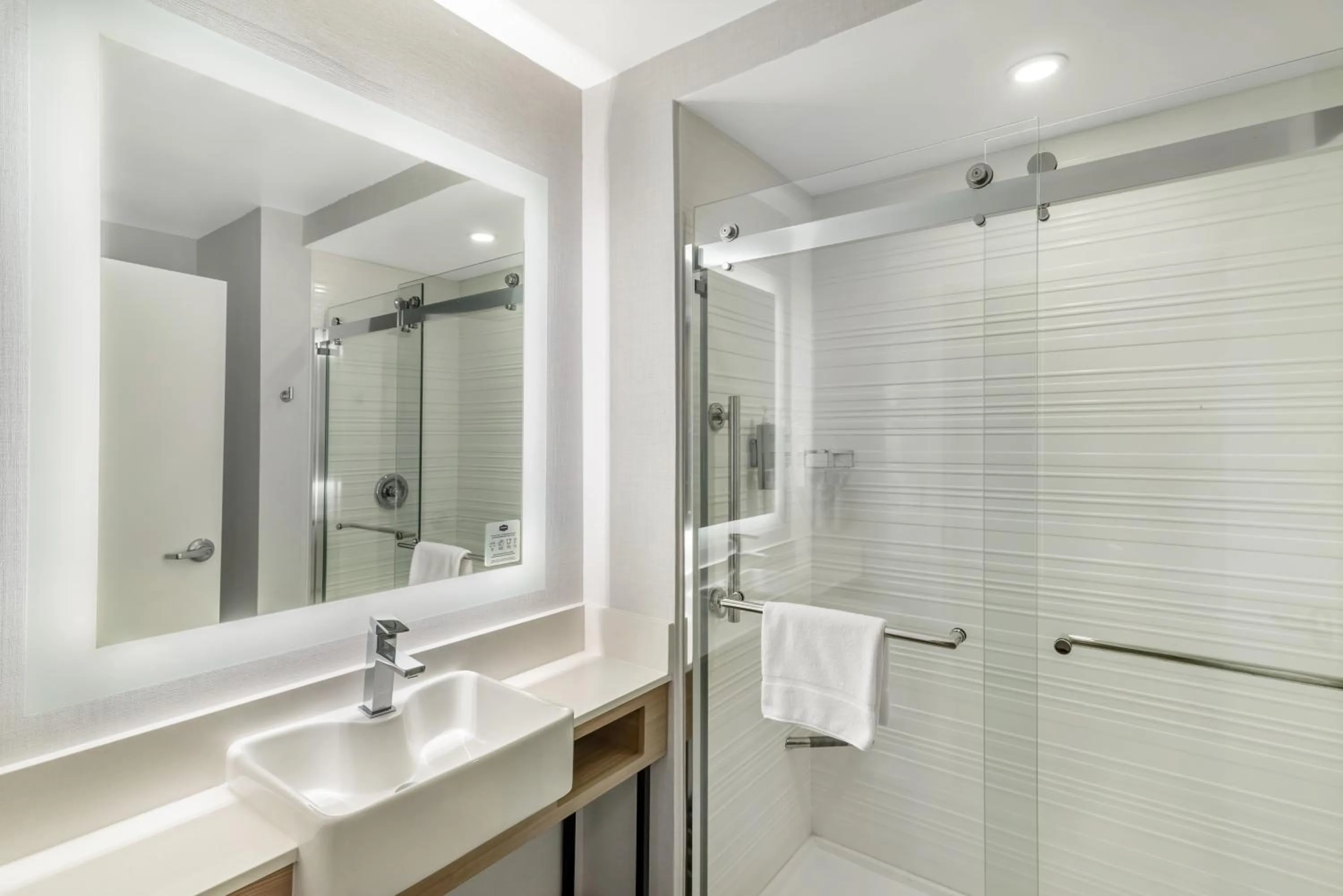 Shower in Hampton Inn Atlanta-Stockbridge