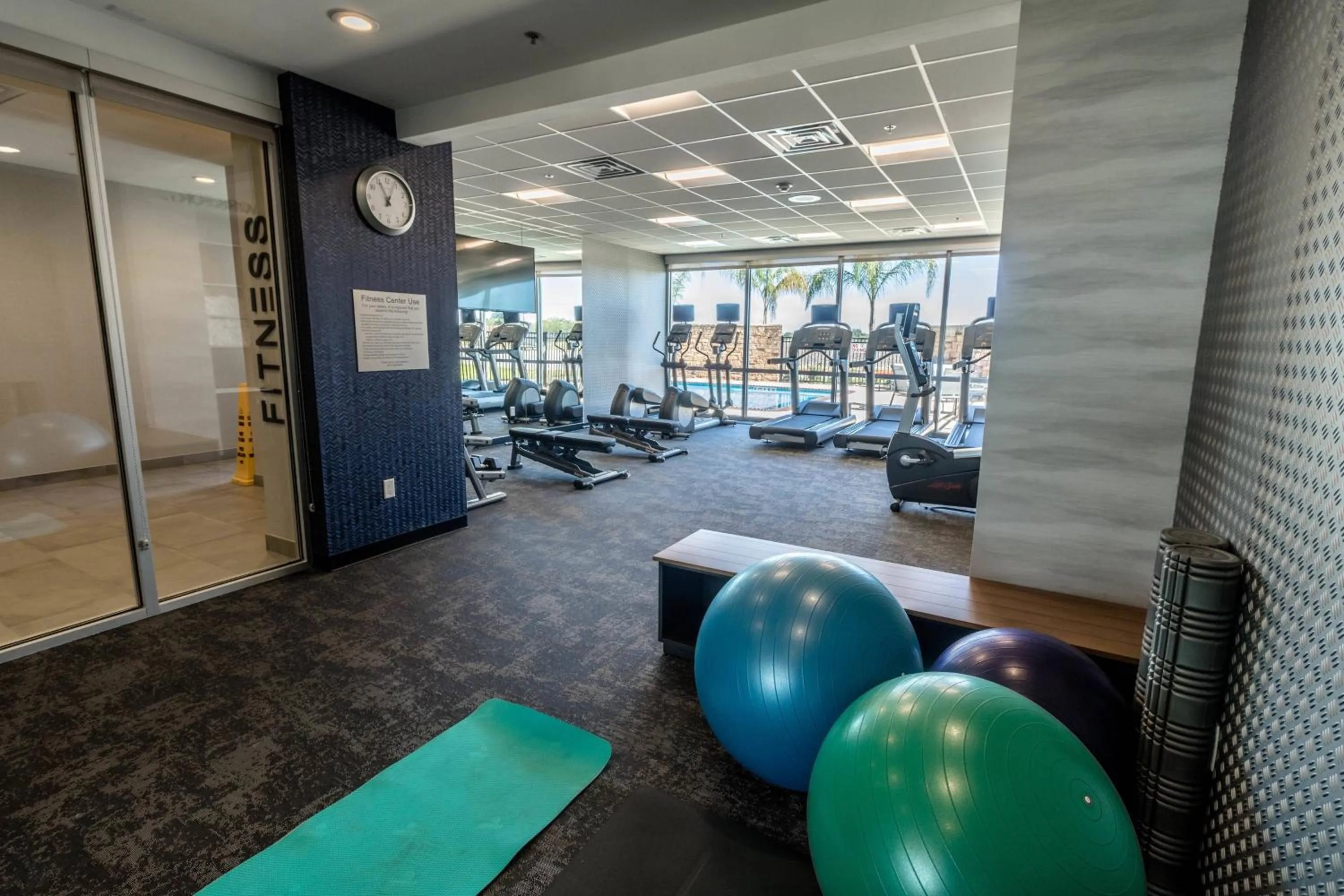 Fitness centre/facilities in Fairfield Inn & Suites by Marriott Brownsville North