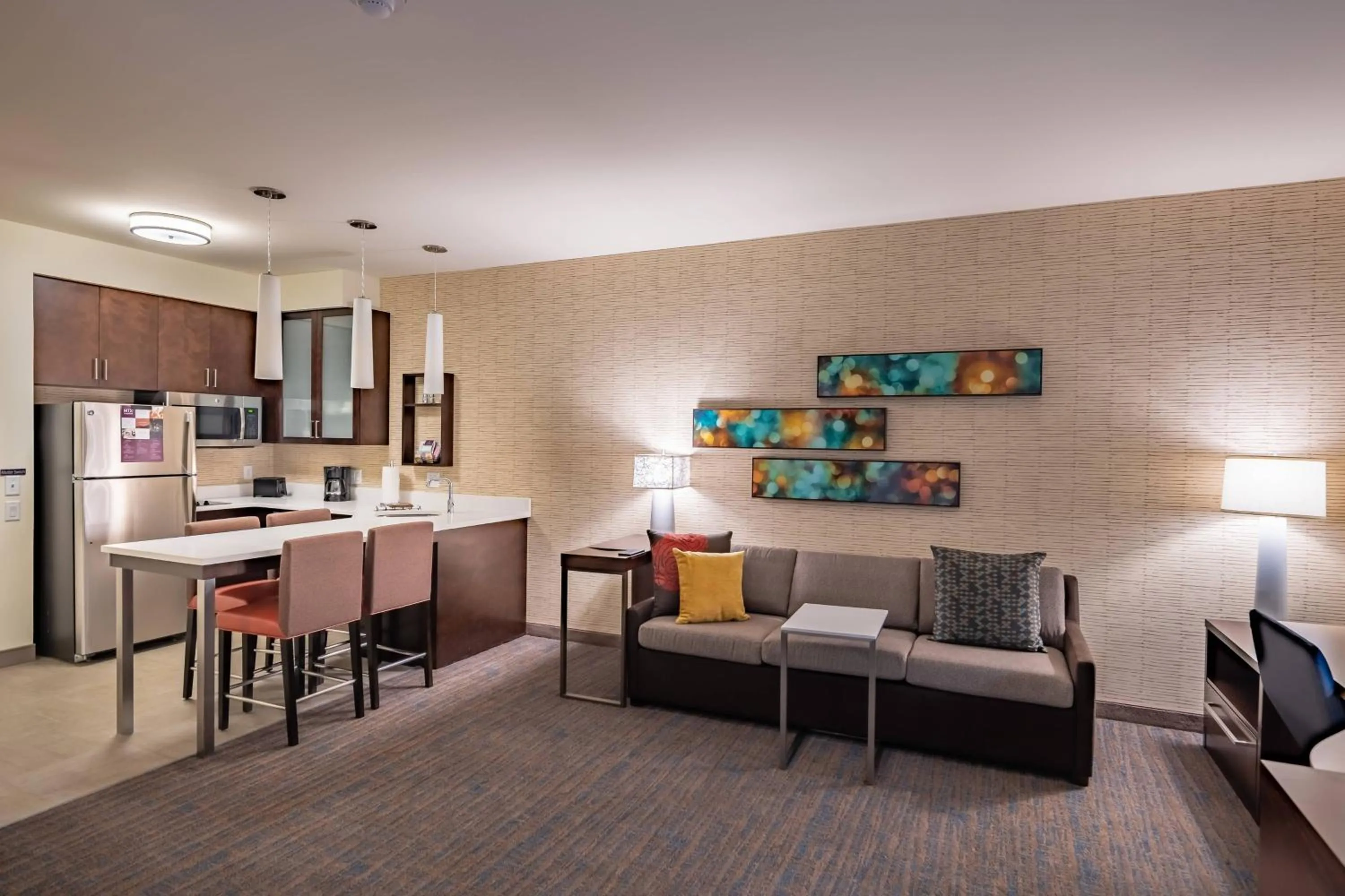 Living room in Residence Inn by Marriott Dallas at The Canyon