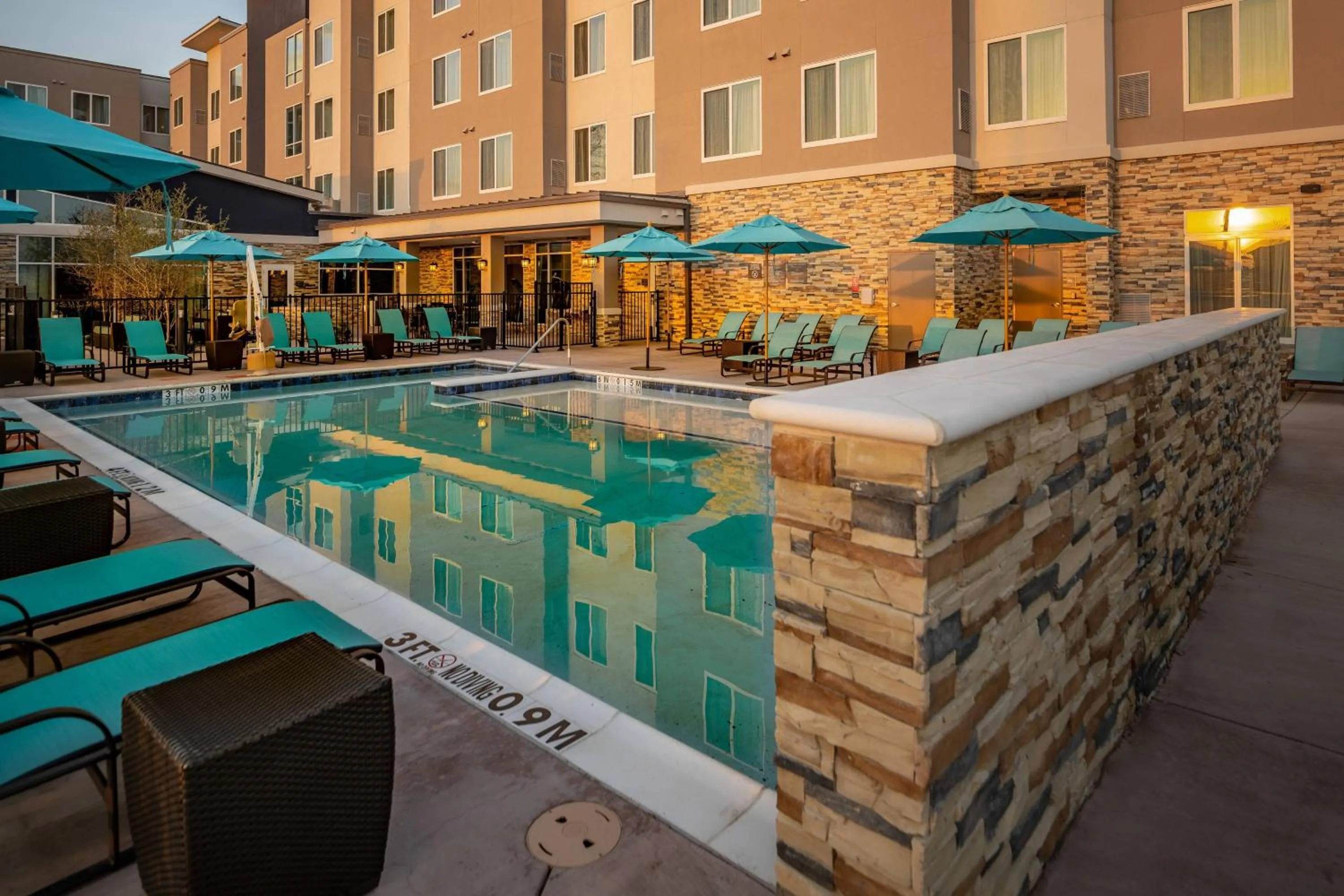 Swimming pool in Residence Inn by Marriott Dallas at The Canyon