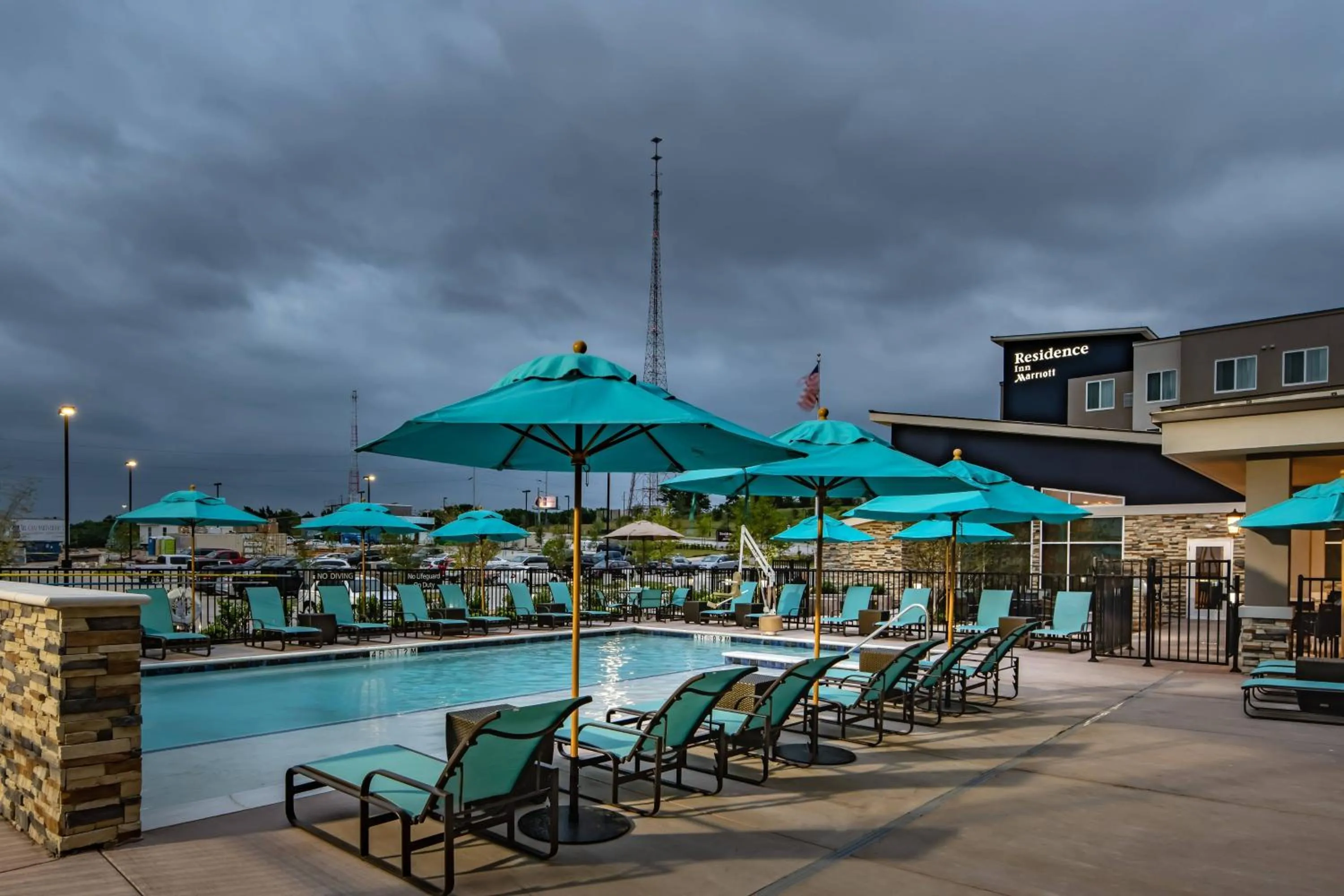 Swimming pool in Residence Inn by Marriott Dallas at The Canyon