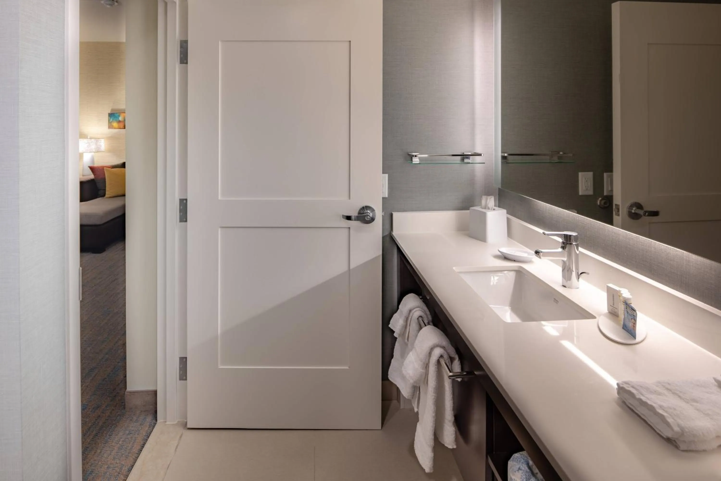 Bathroom in Residence Inn by Marriott Dallas at The Canyon