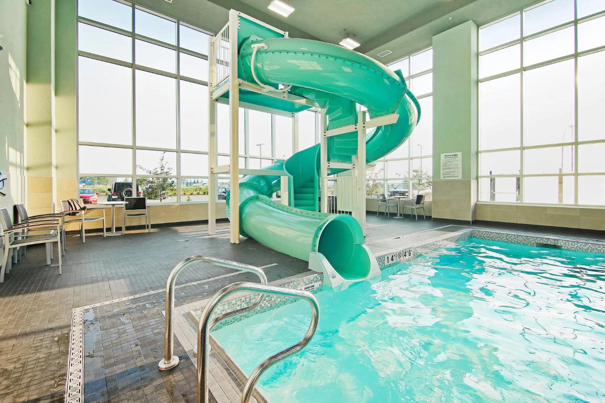 Swimming pool in Holiday Inn Hotel & Suites - Calgary Airport North by IHG