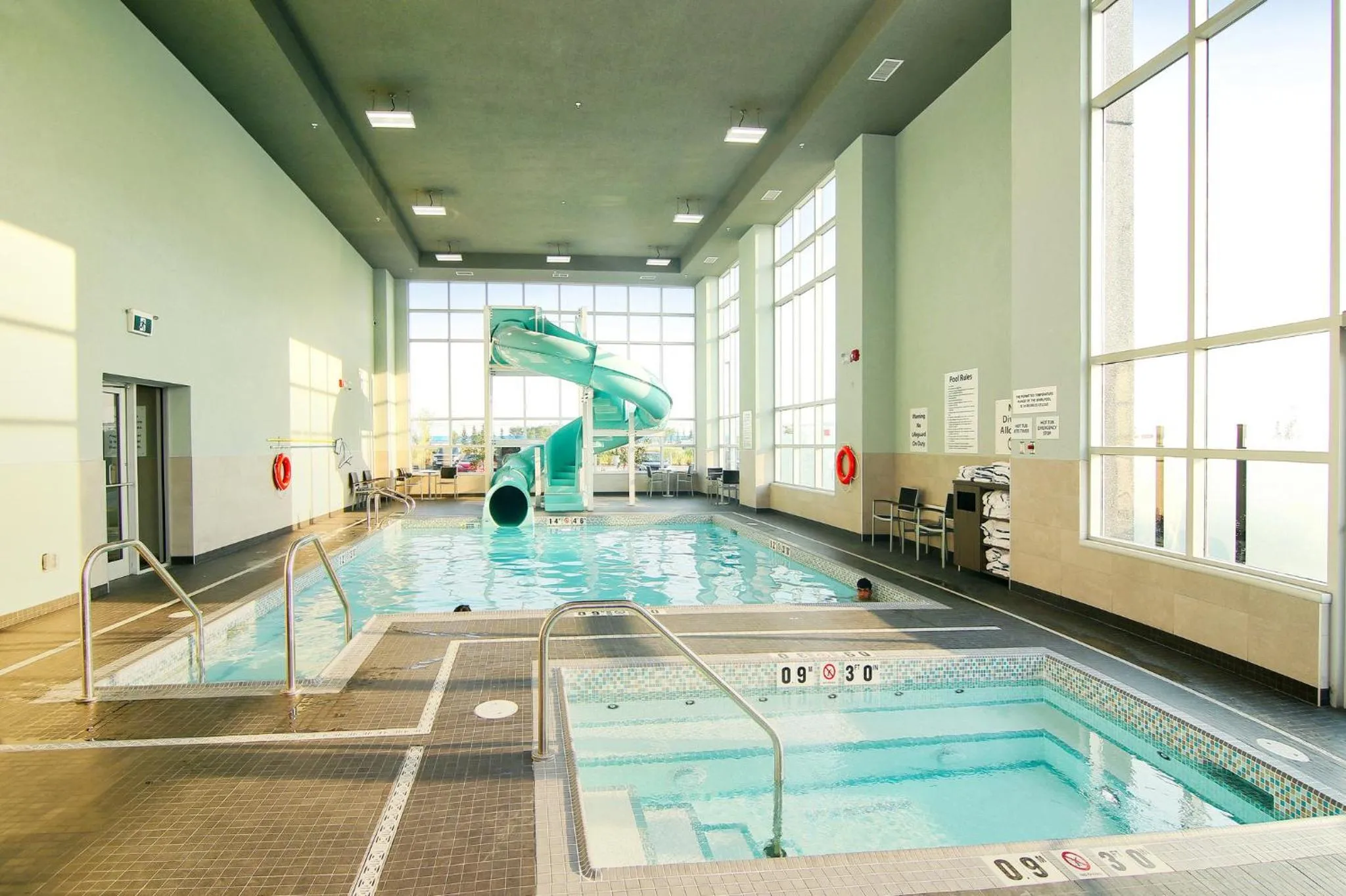 Swimming pool in Holiday Inn Hotel & Suites - Calgary Airport North by IHG