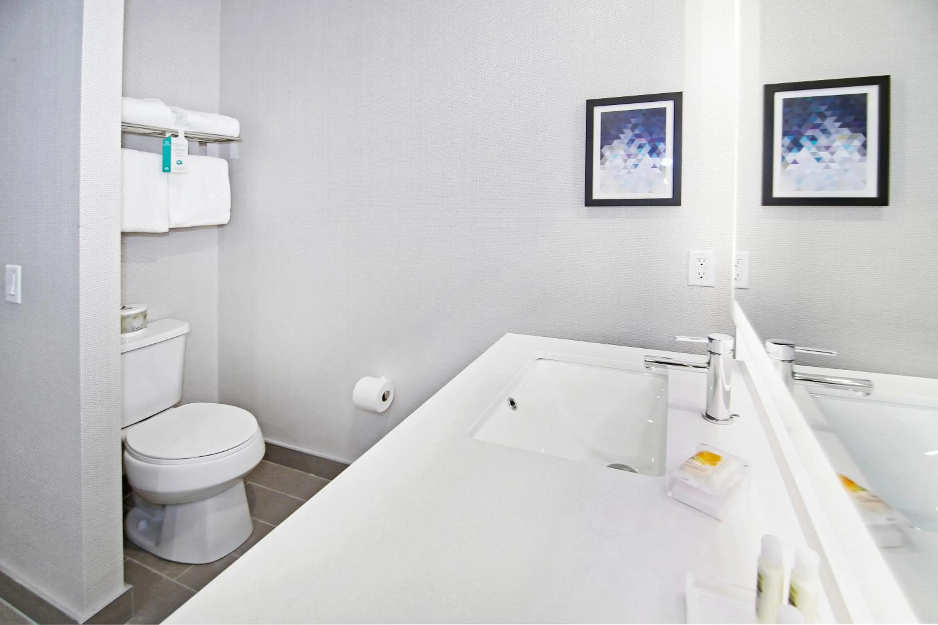 Bathroom in Holiday Inn Hotel & Suites - Calgary Airport North by IHG
