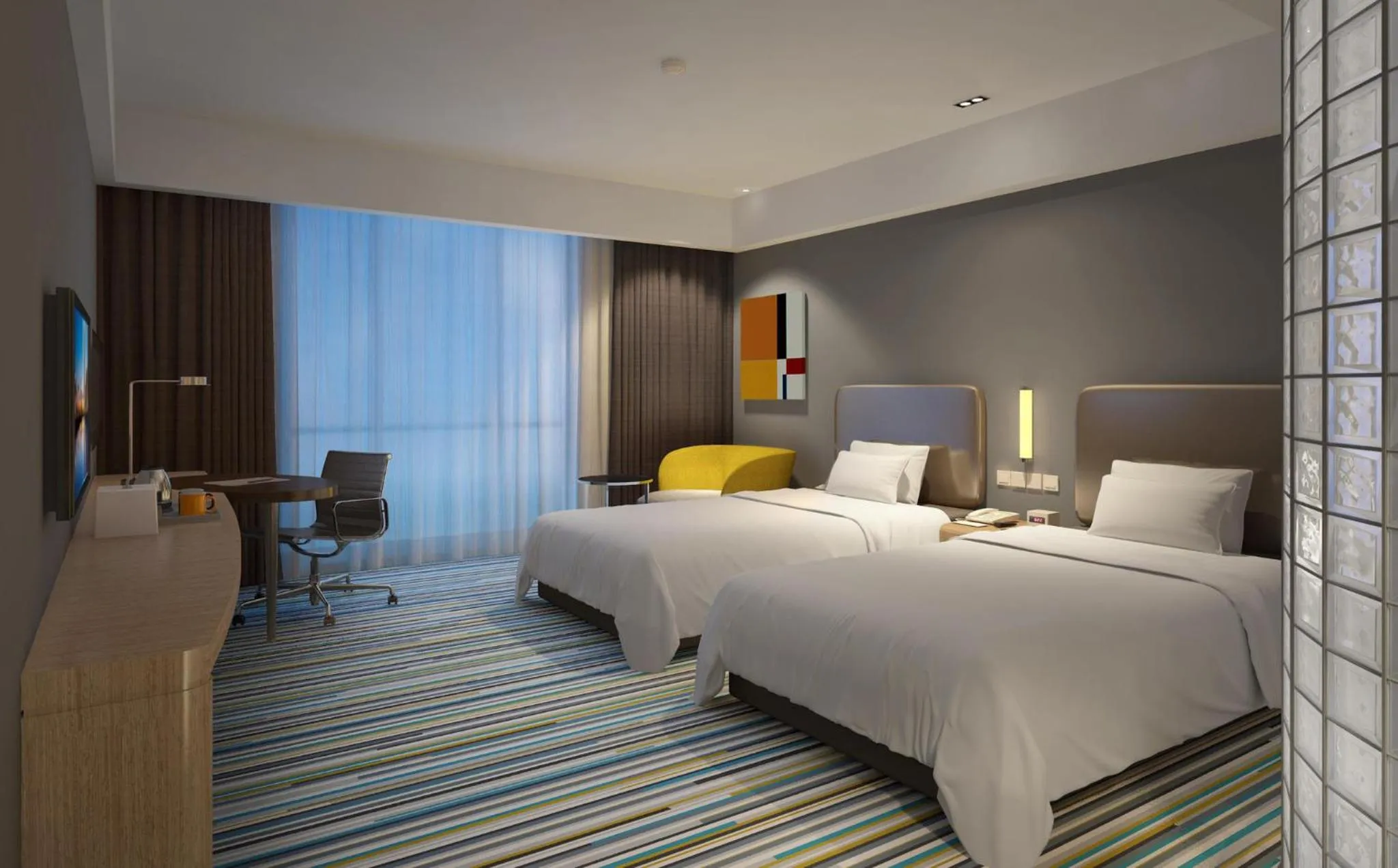 Photo of the whole room, Bed in Holiday Inn Express Zhangye by IHG