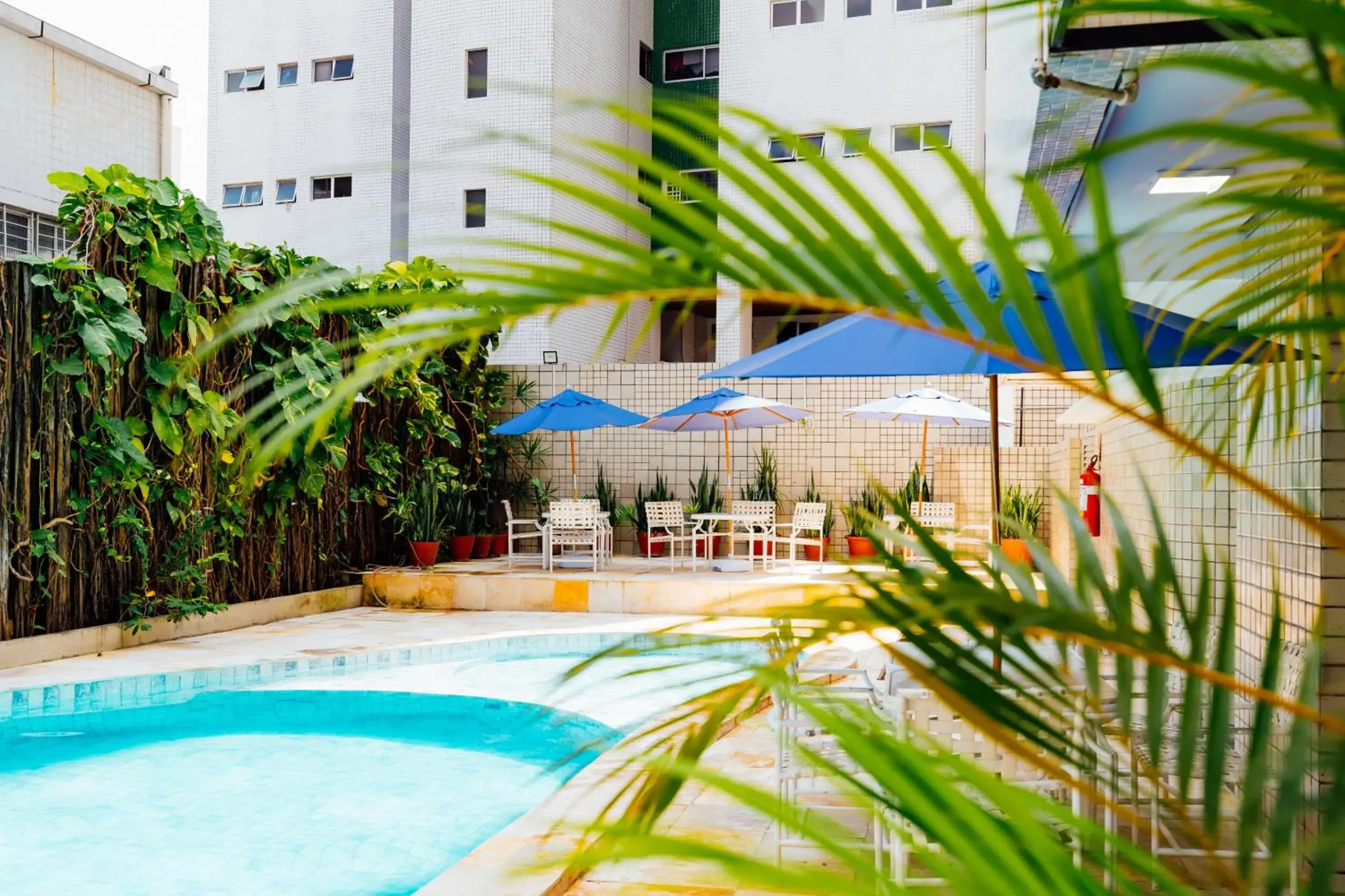 Pool view in El Aram Beach Boa Viagem Pool view in El Aram Beach Boa Viagem