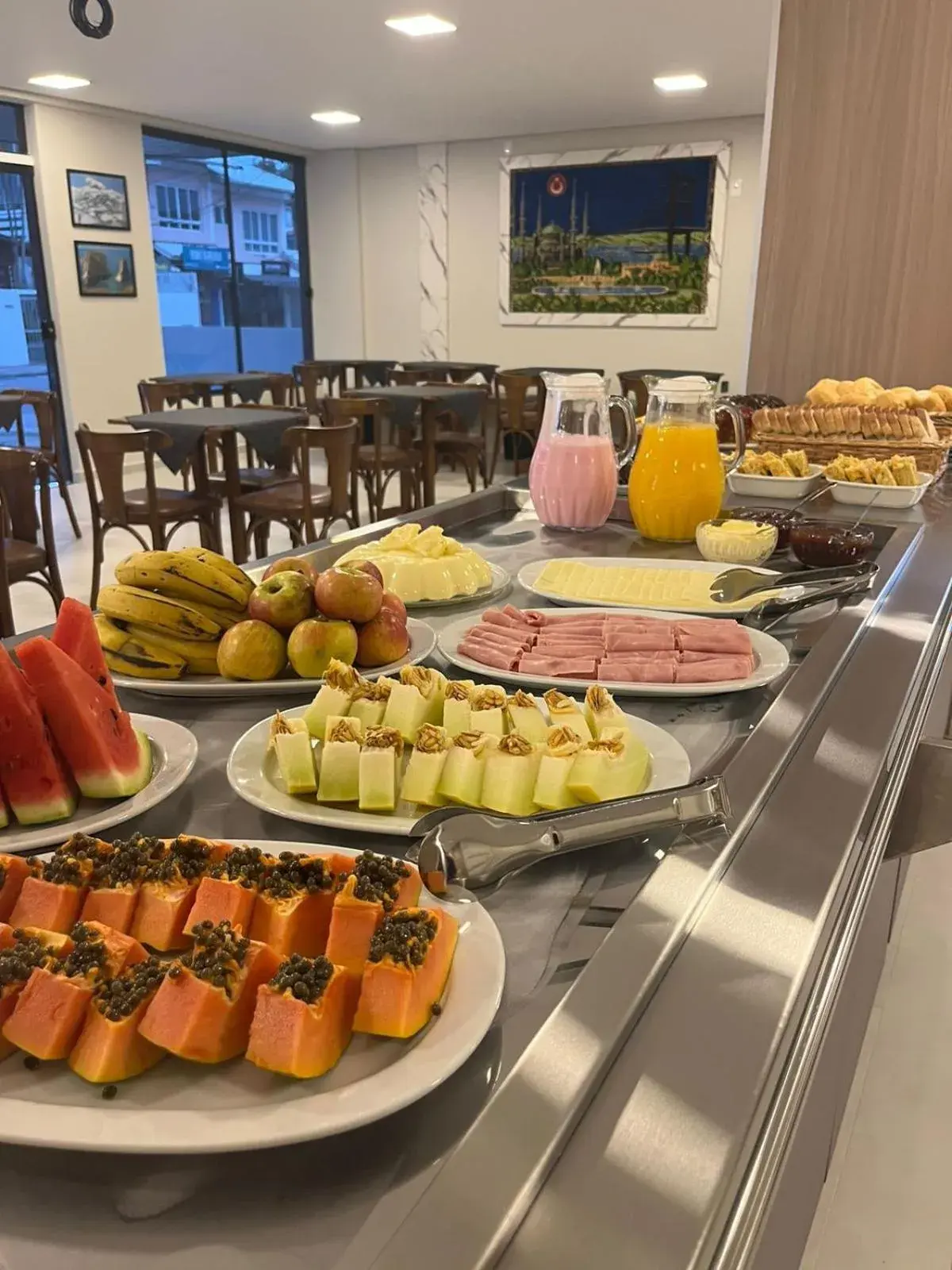 Buffet breakfast in Monte Libano Apart Hotel Buffet breakfast in Monte Libano Apart Hotel
