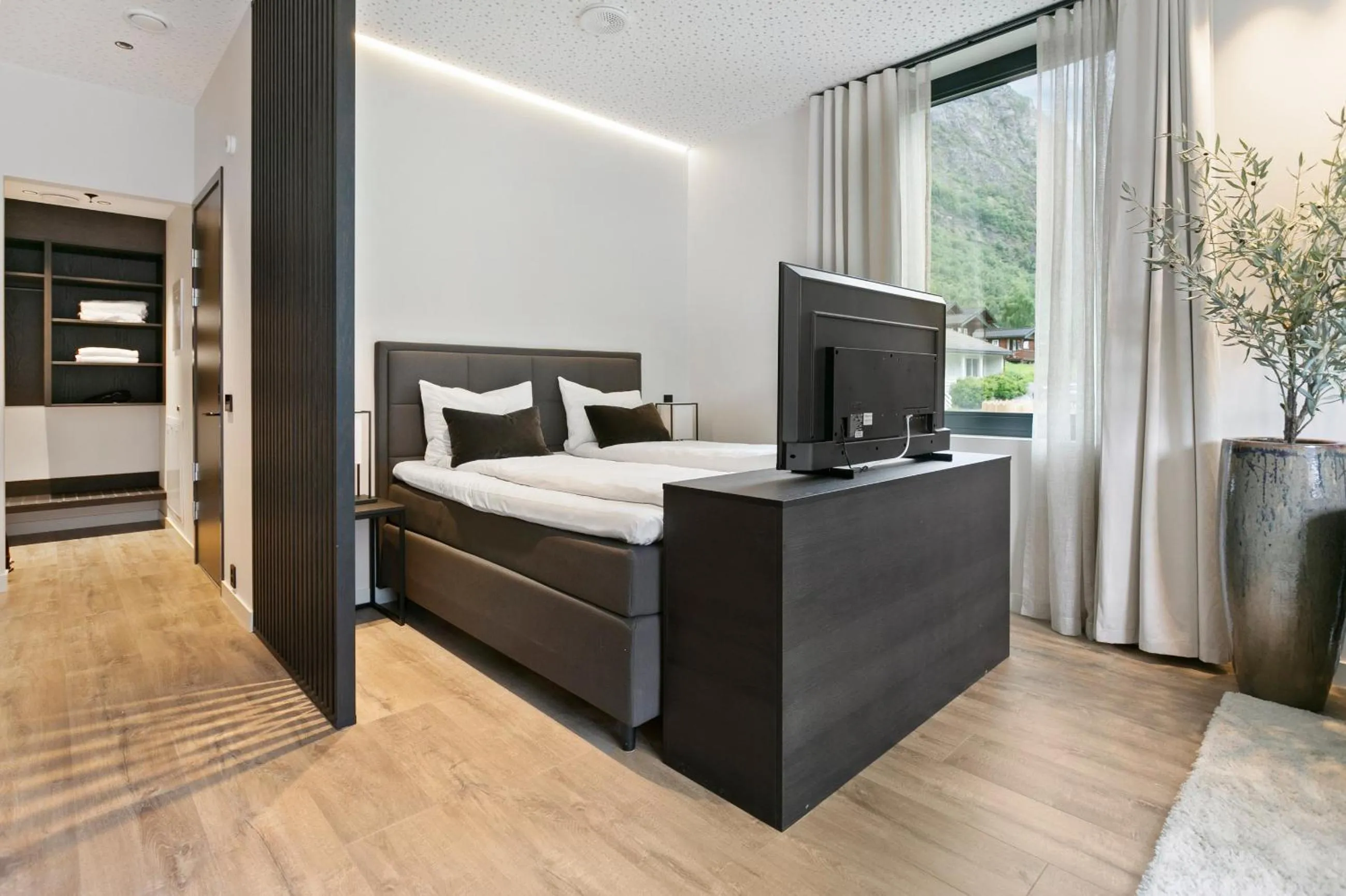 Bed in Grande Fjord Hotel