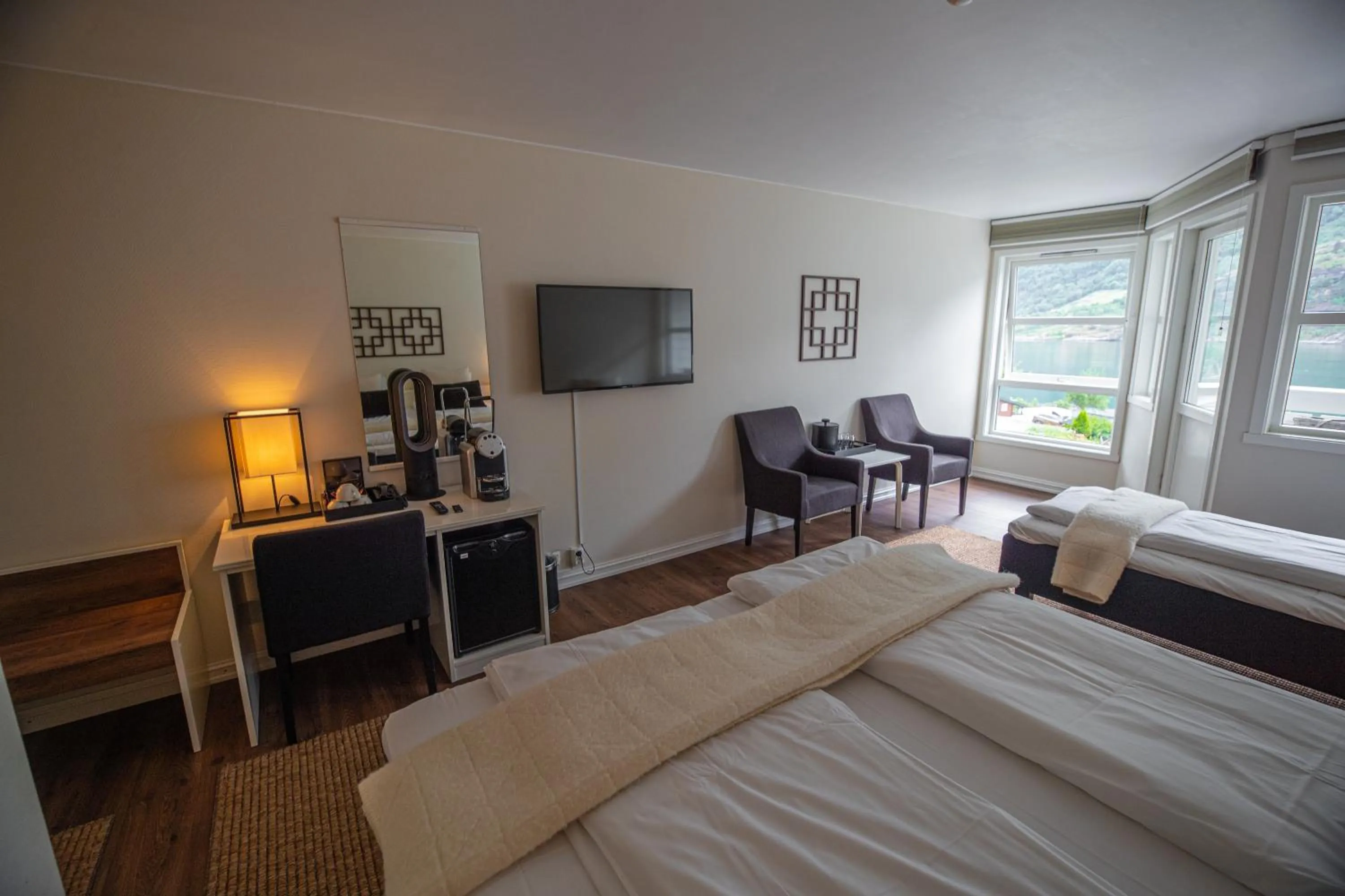 Bed in Grande Fjord Hotel