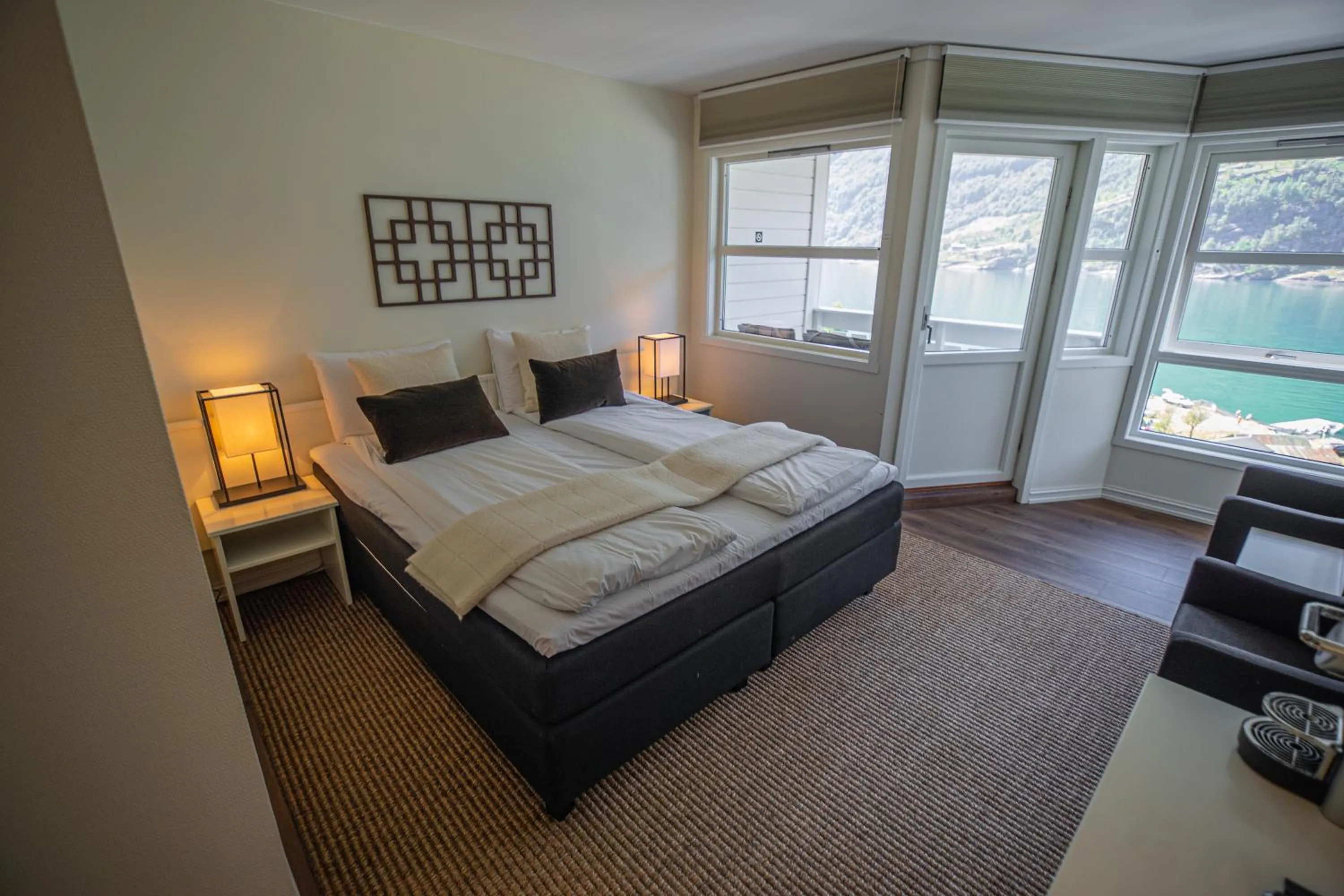 Bed in Grande Fjord Hotel