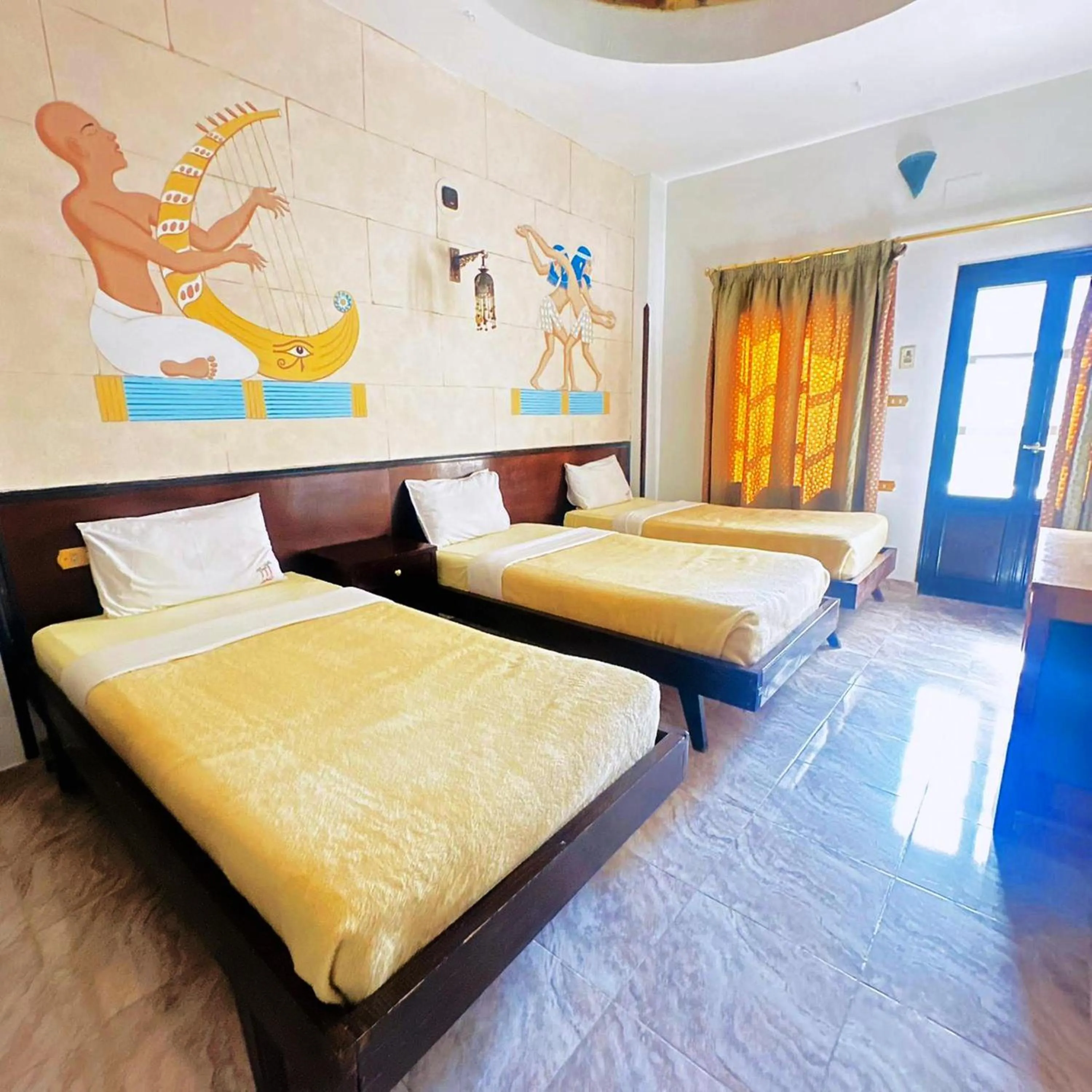 Bedroom, Bed in El Nakhil Hotel