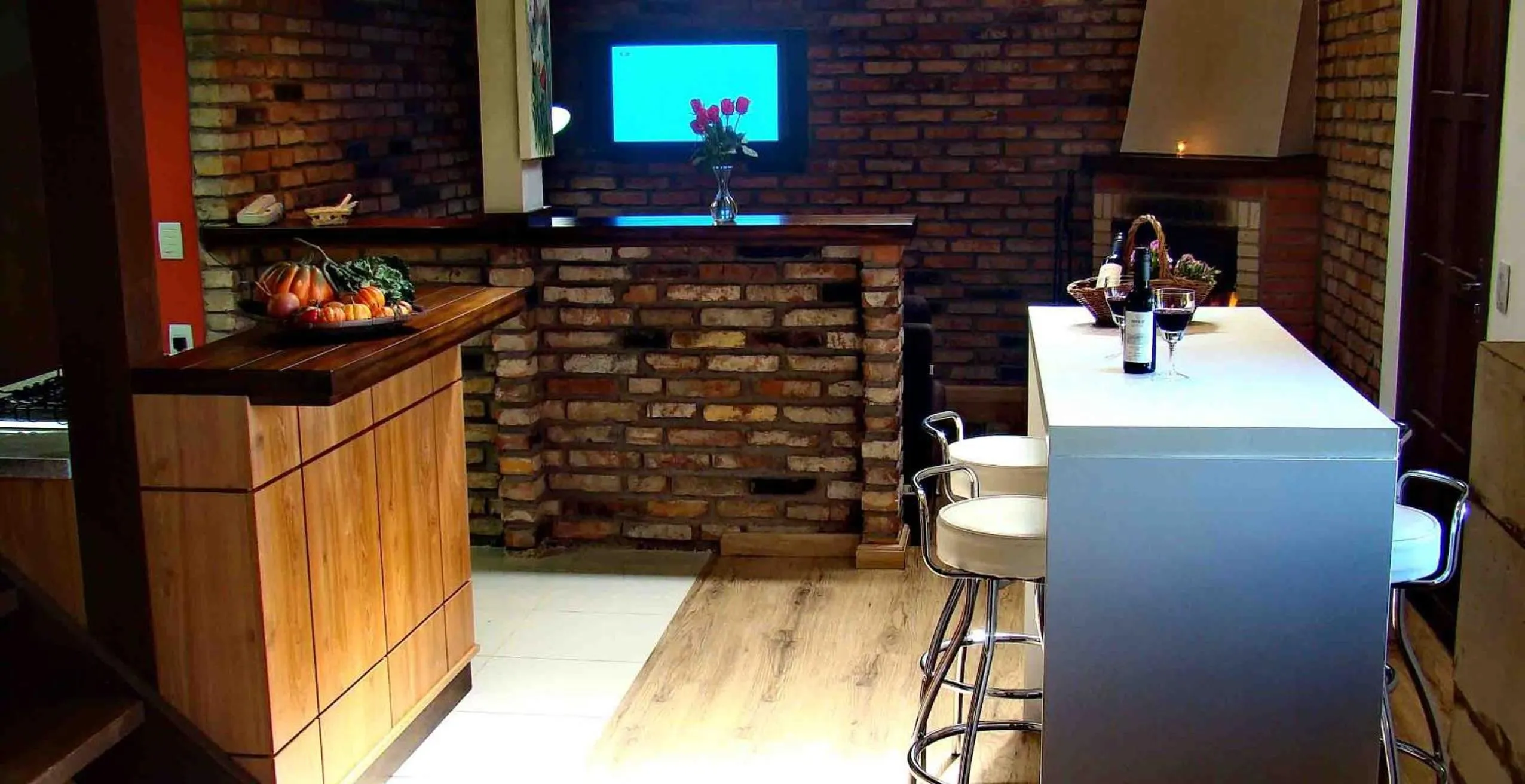 Dining area in Pousada Rosa