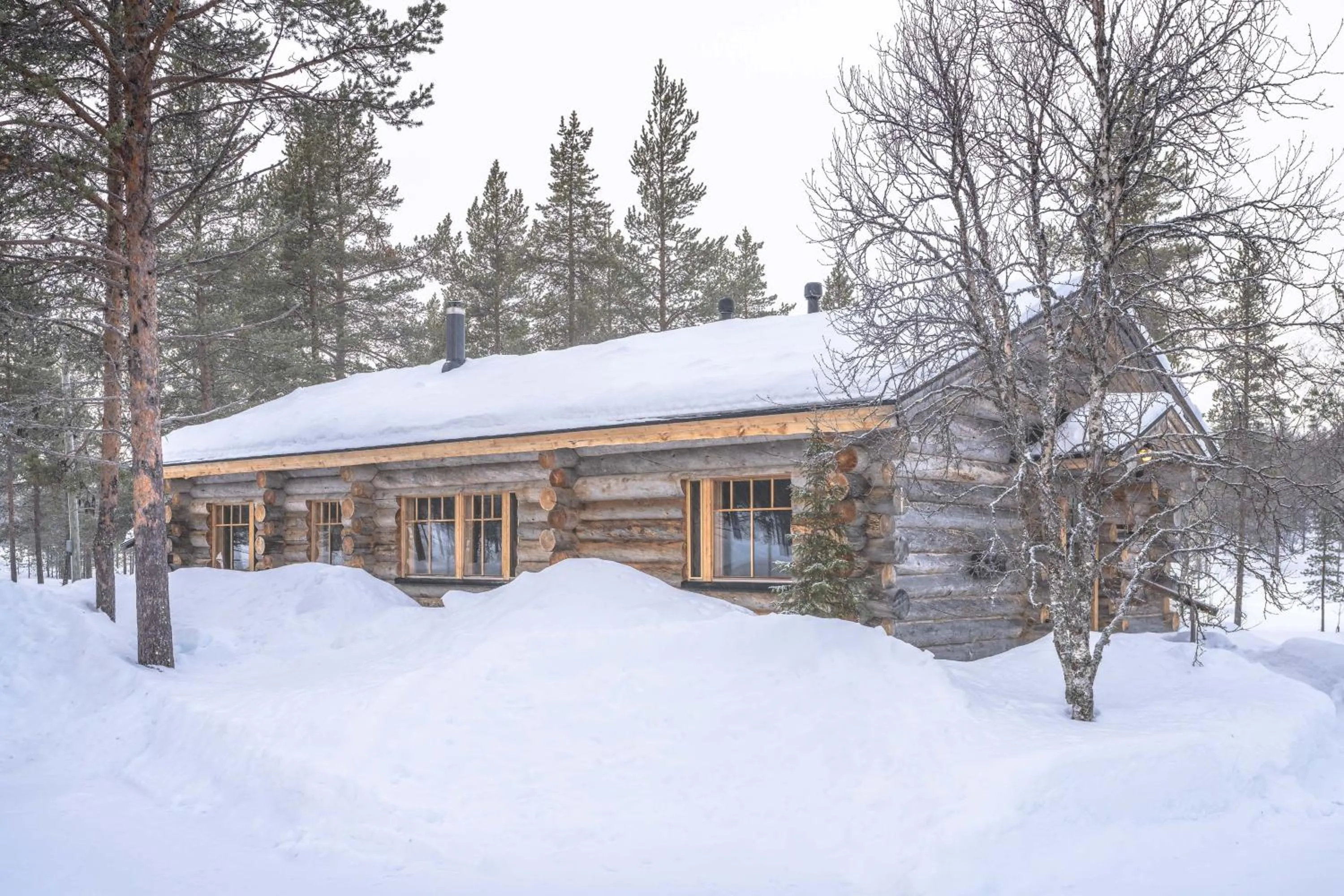 Property building in Kuukkeli Log Houses Villa Aurora "Pupula"