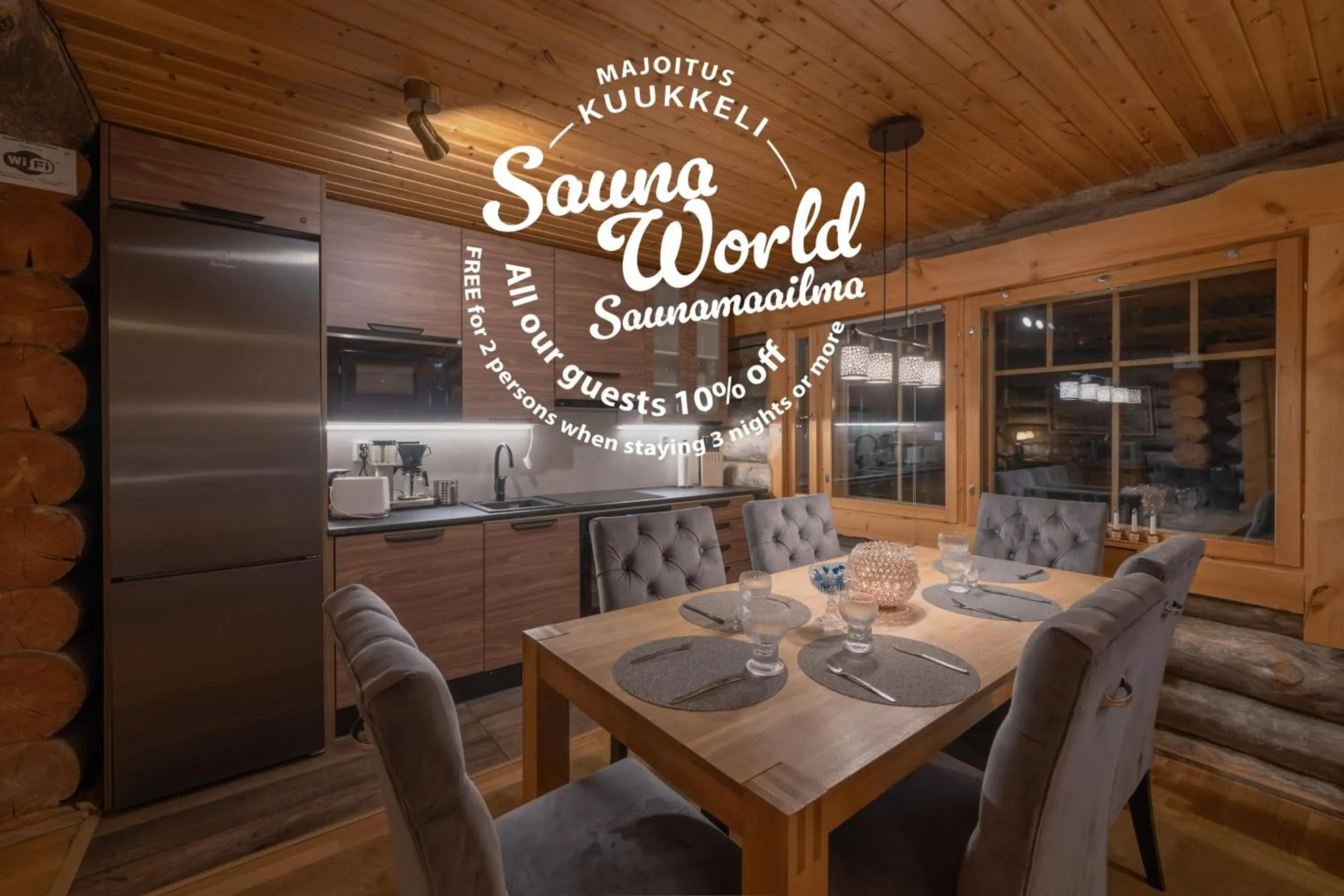 Chalet in Kuukkeli Log Houses Villa Aurora "Pupula" Chalet in Kuukkeli Log Houses Villa Aurora "Pupula"