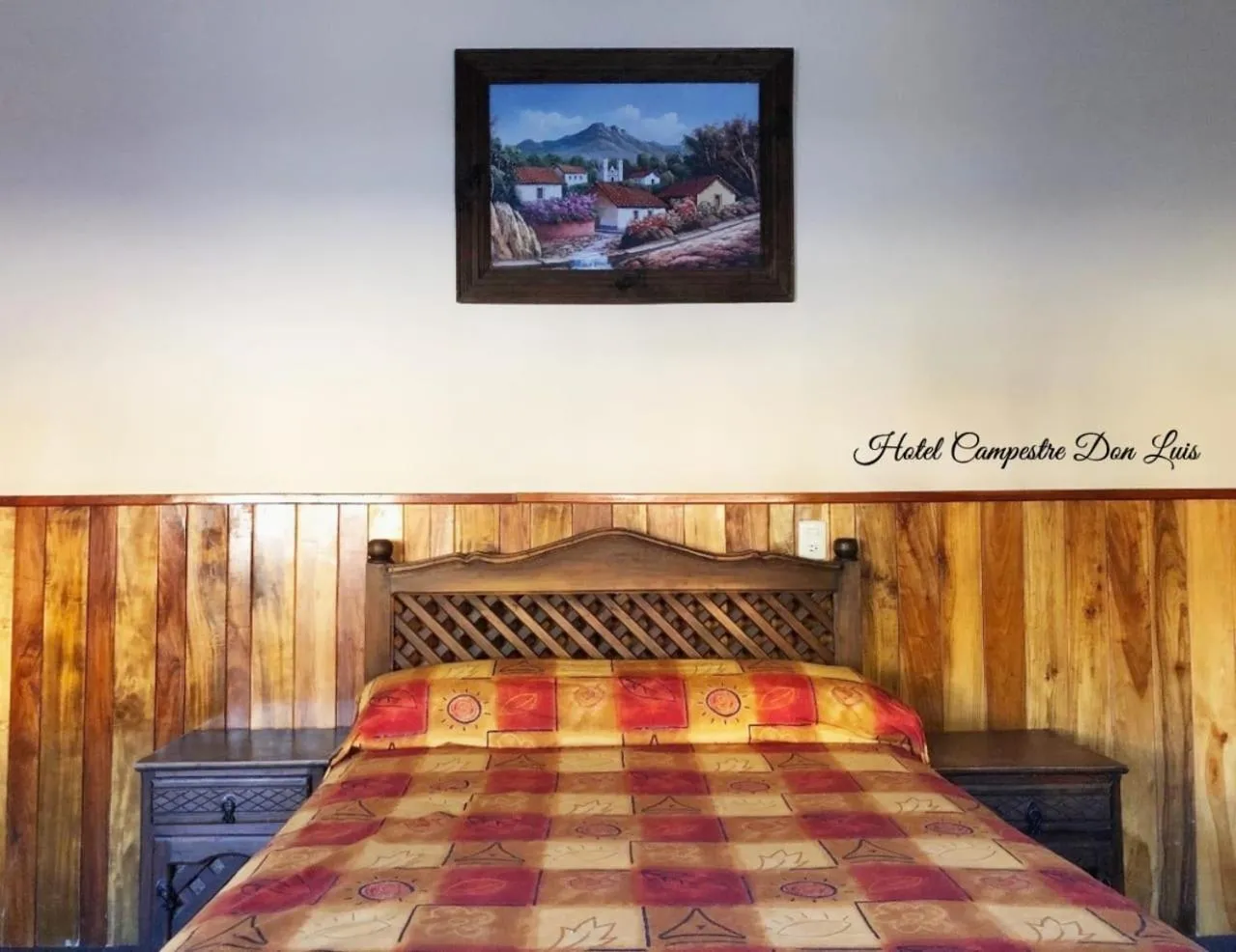 Bed in Hotel Campestre Don Luis