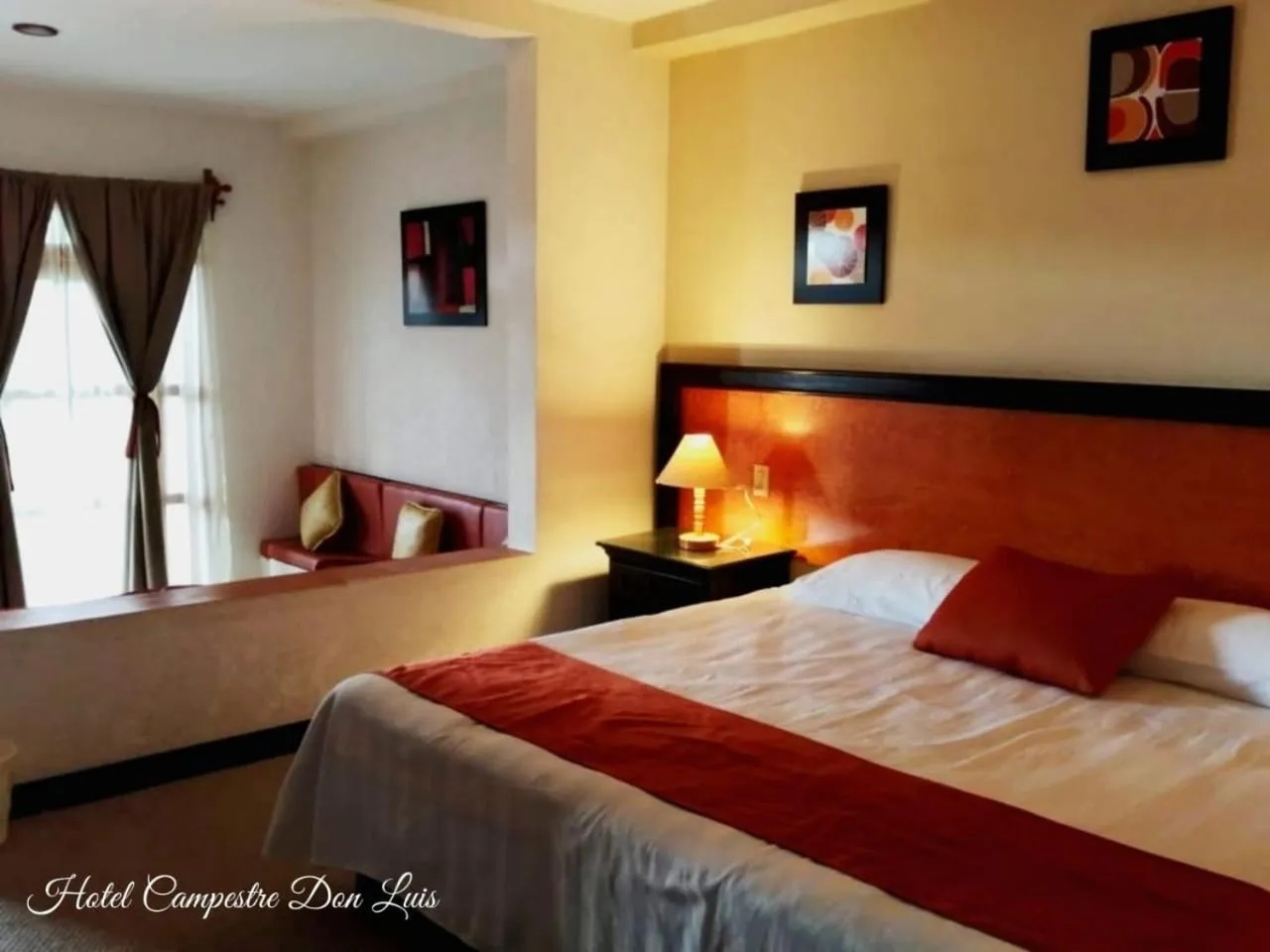 Bed in Hotel Campestre Don Luis