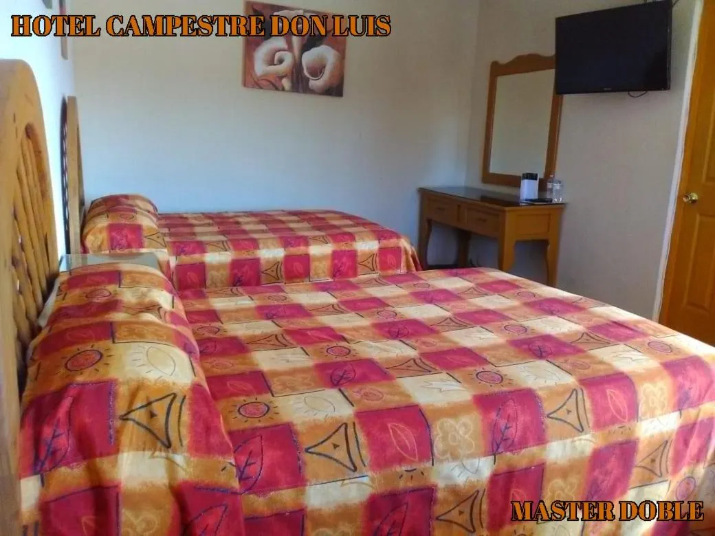 Bed in Hotel Campestre Don Luis