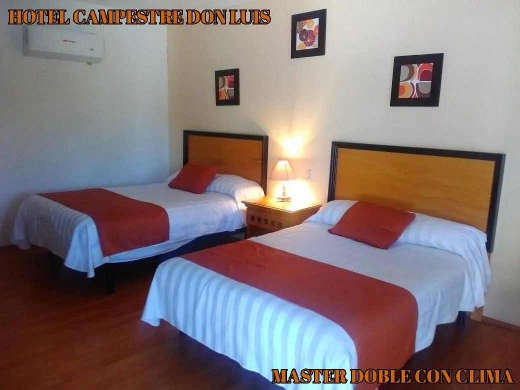 Bed in Hotel Campestre Don Luis