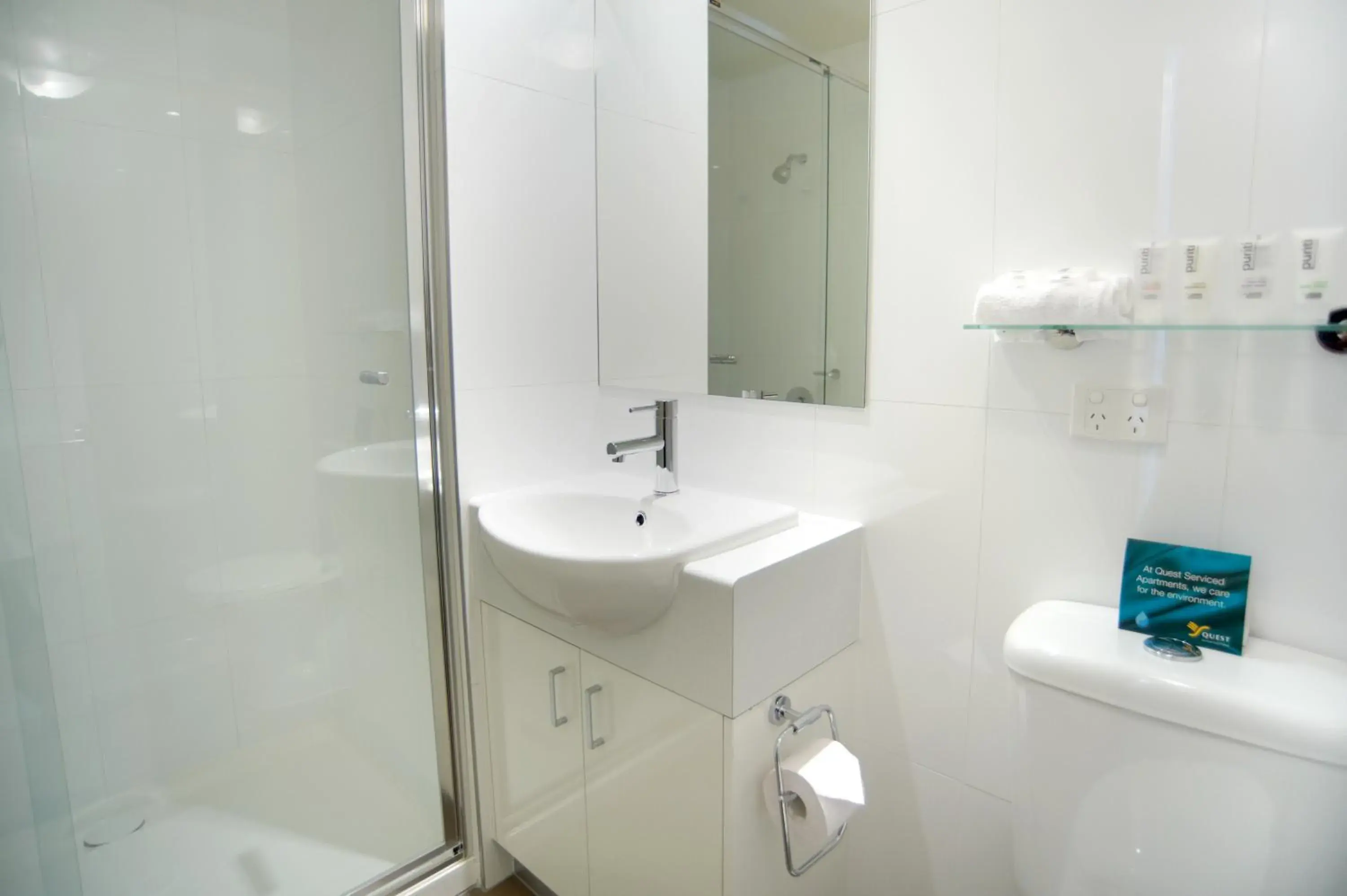 Bathroom in Quest Cheltenham Bathroom in Quest Cheltenham