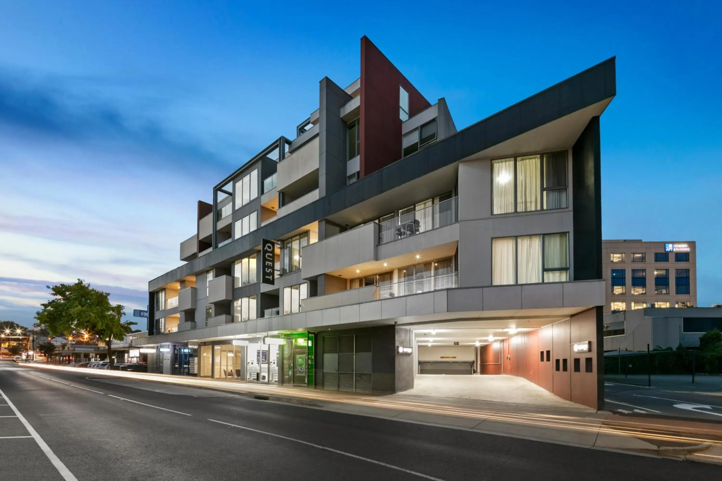 Property building in Quest Cheltenham Property building in Quest Cheltenham