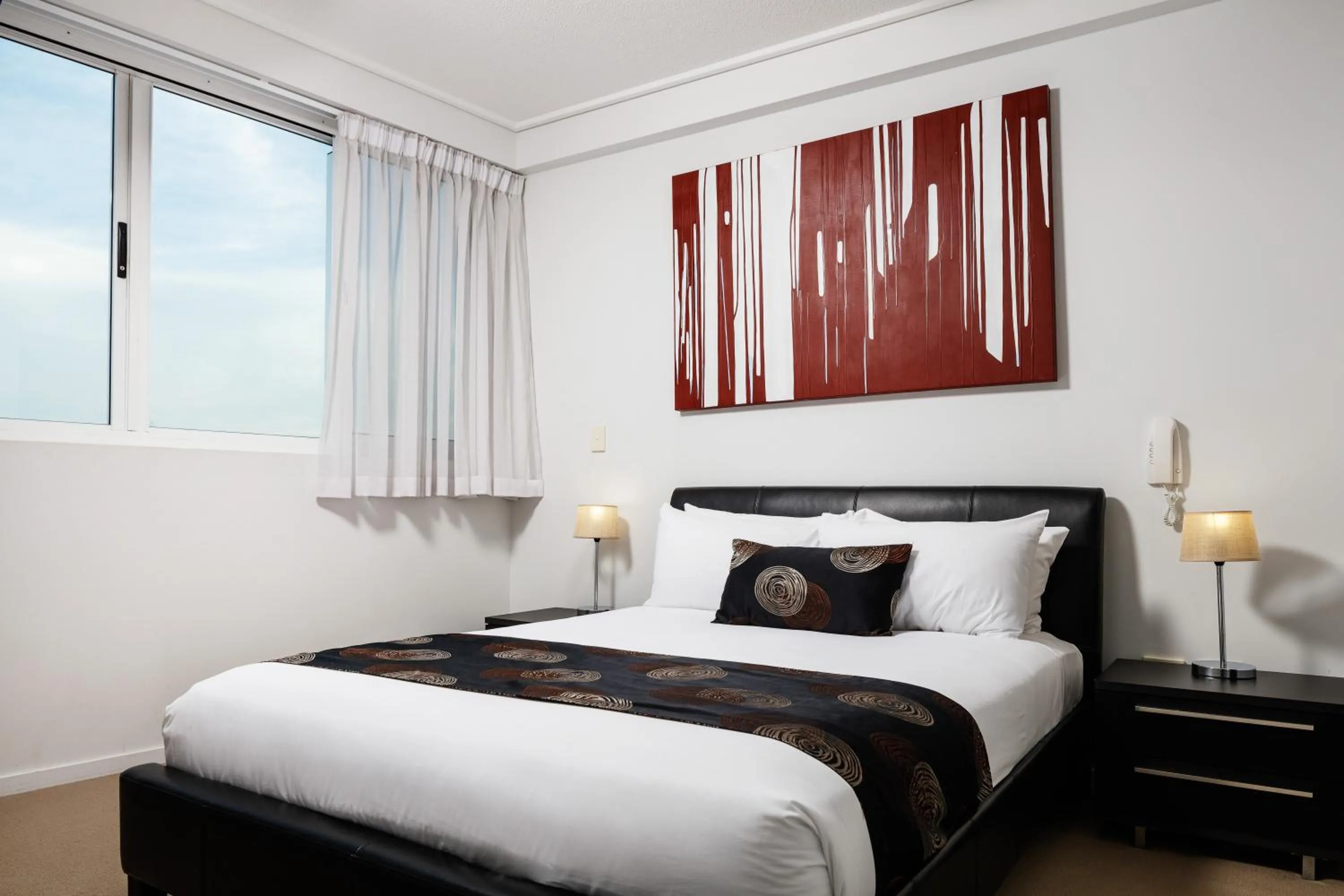 Bedroom, Bed in Central Holborn Apartments