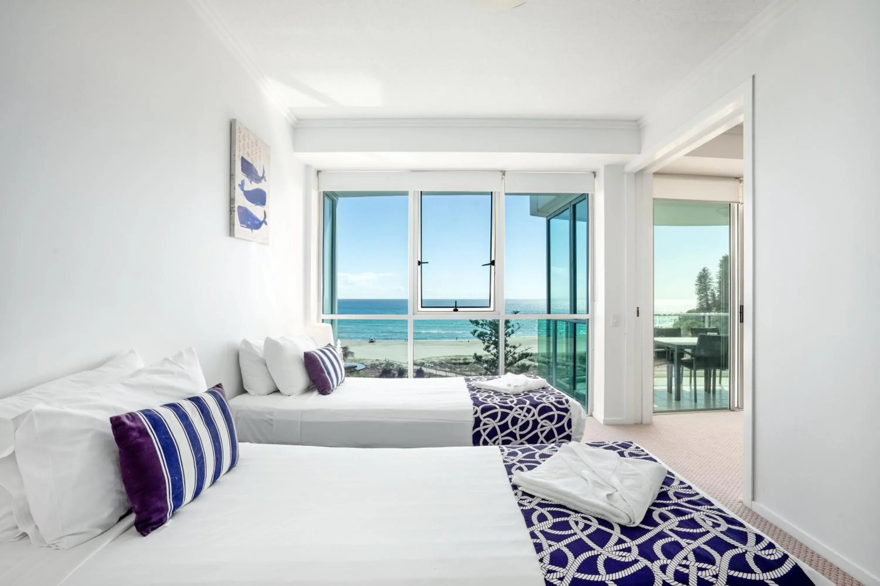 Bedroom, Bed in Reflection on the Sea Bedroom, Bed in Reflection on the Sea