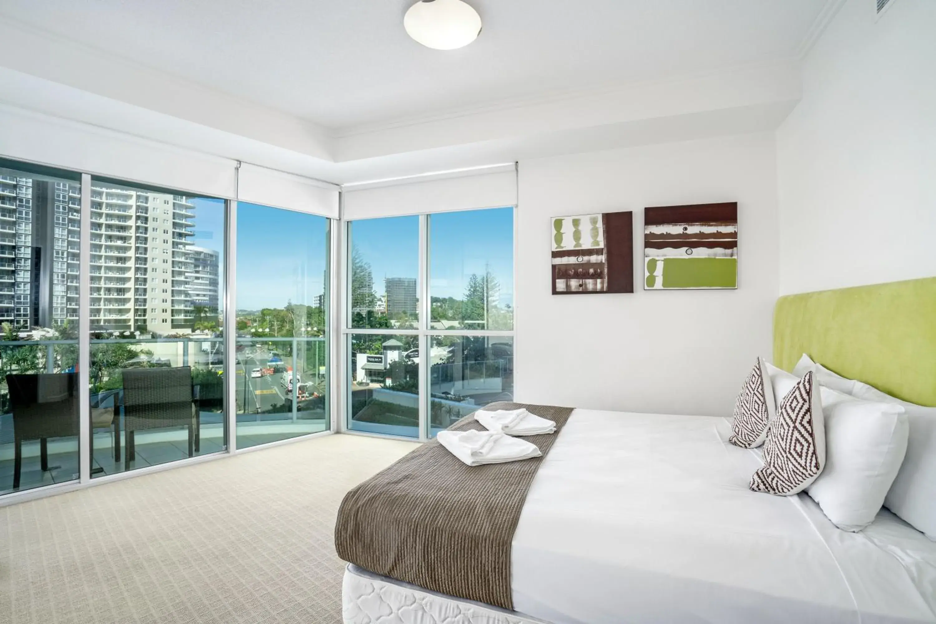 Bedroom, Bed in Reflection on the Sea Bedroom, Bed in Reflection on the Sea