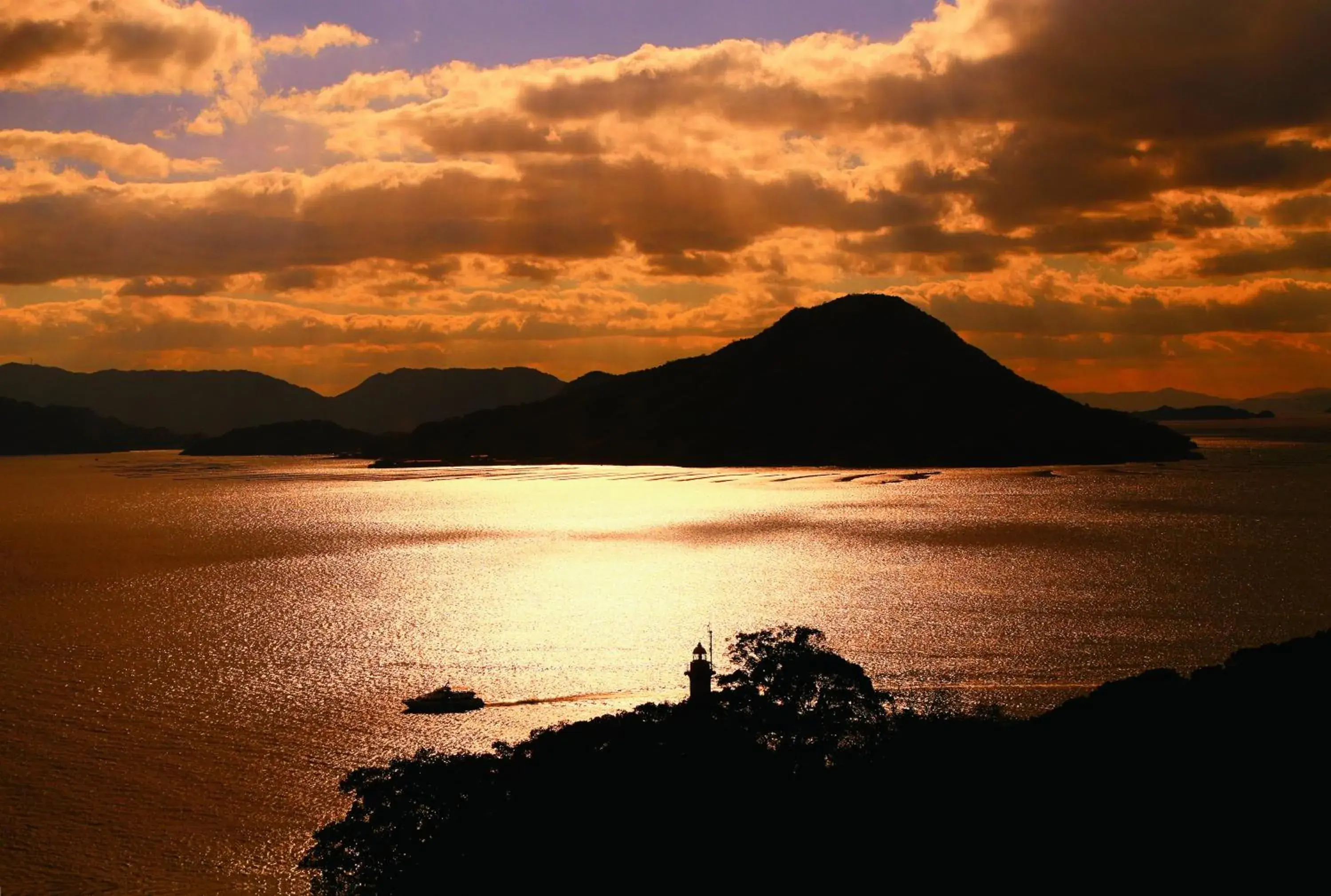 Sea view in Grand Prince Hotel Hiroshima Sea view in Grand Prince Hotel Hiroshima