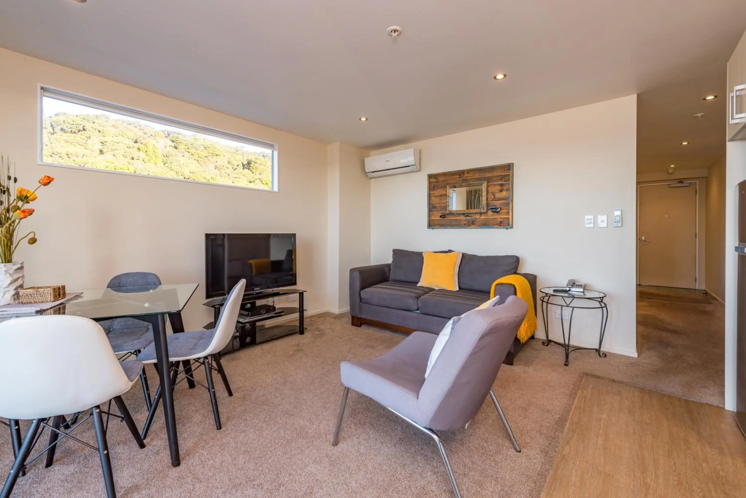 Living room in Edgewater Palms Apartments