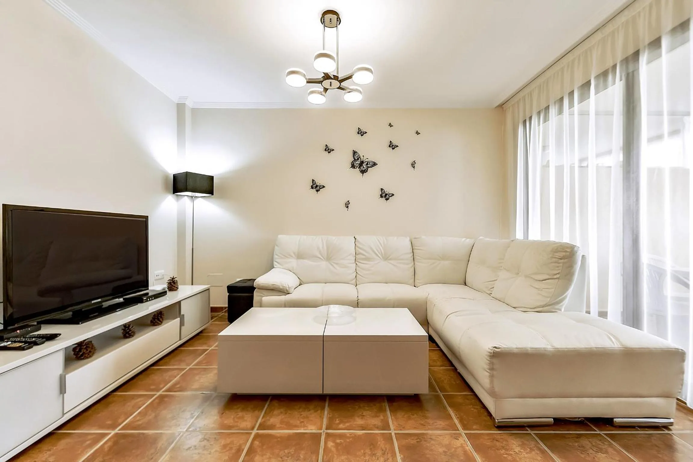 TV and multimedia in Family Townhouse La Tejita