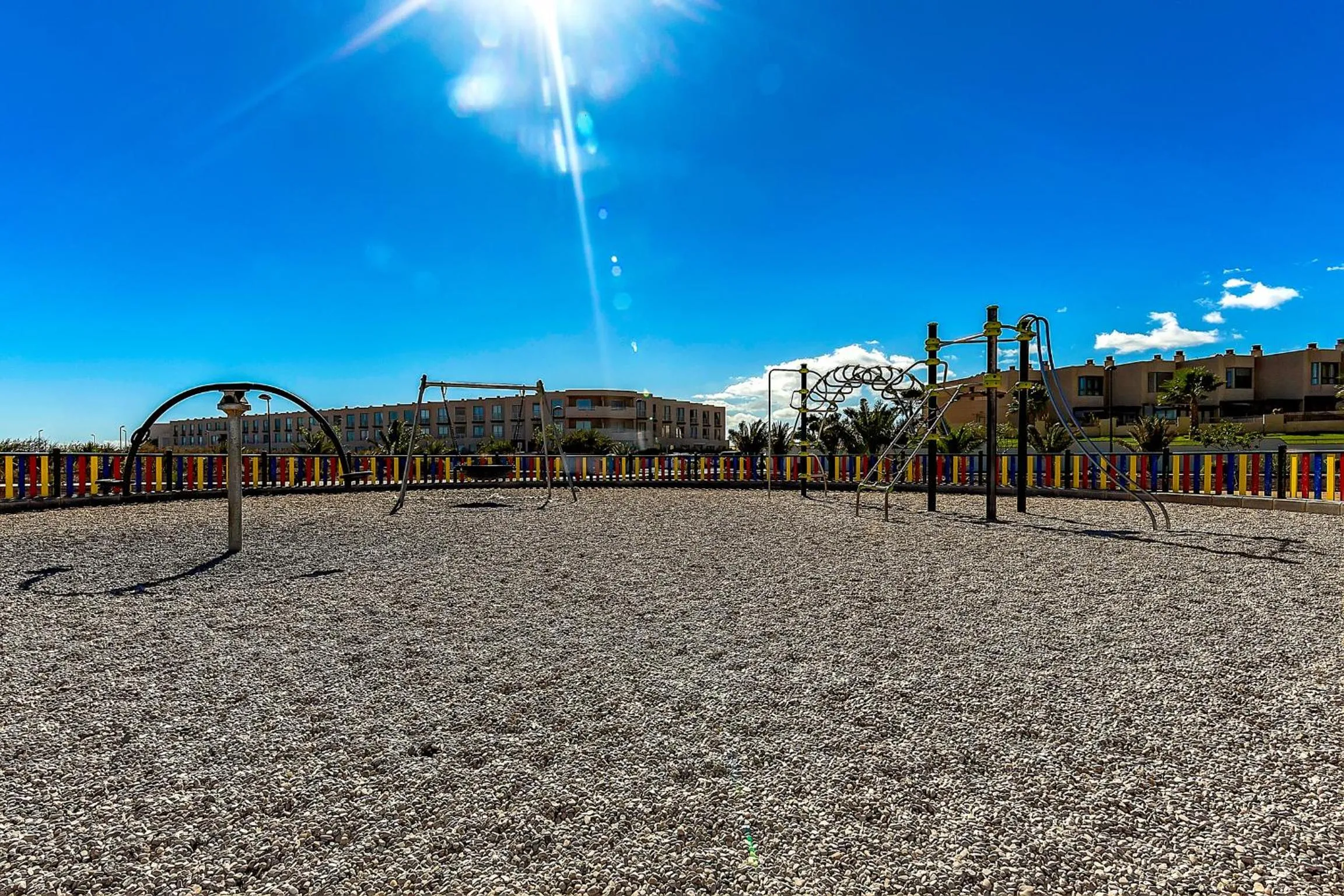 Children play ground in Family Townhouse La Tejita