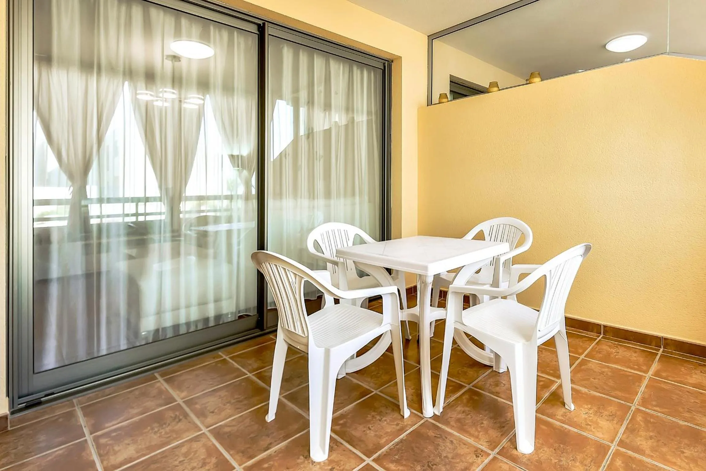Patio in Family Townhouse La Tejita